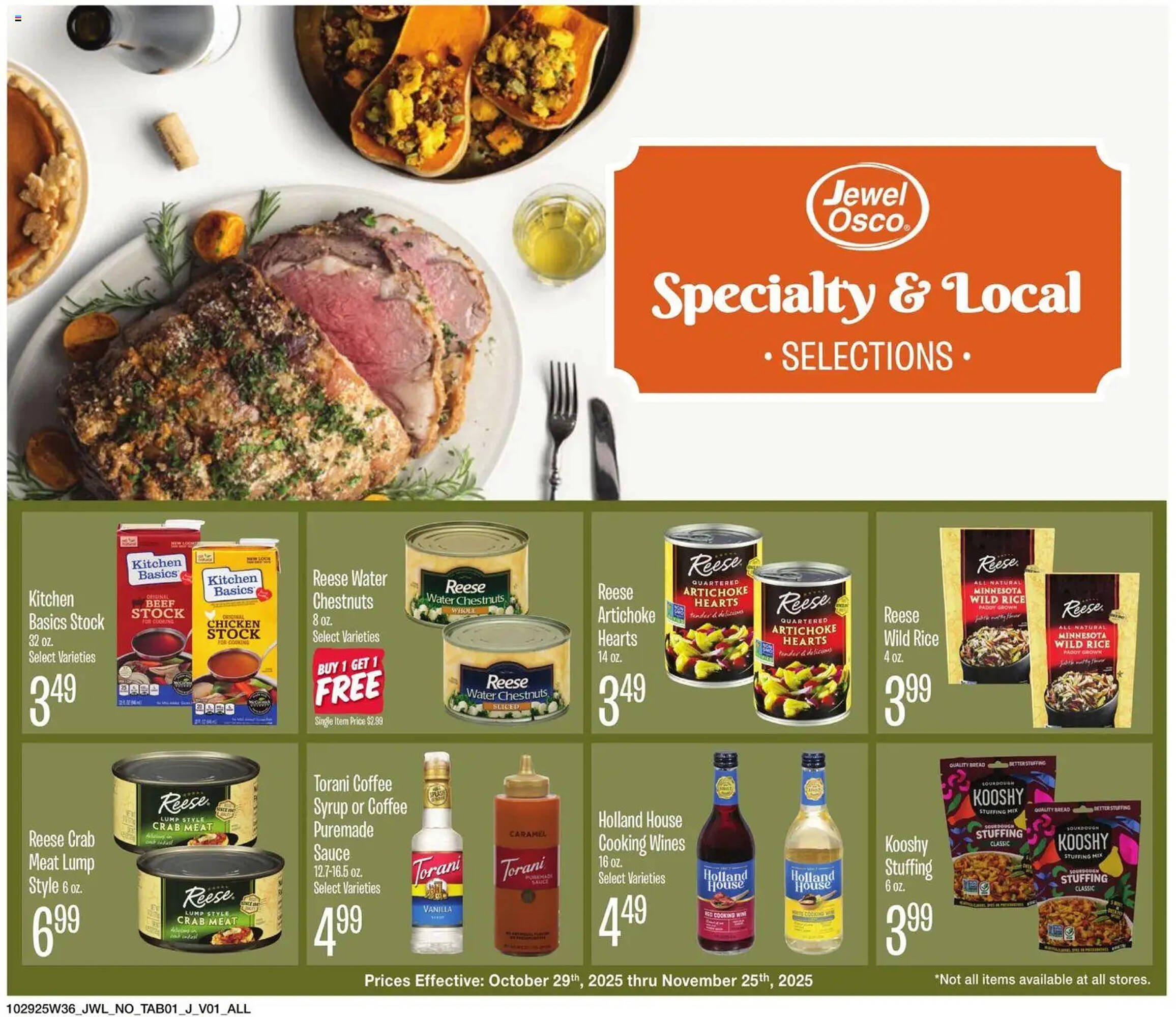 Jewel-Osco weekly ad (2025-10-29 - 2025-11-25) | 1