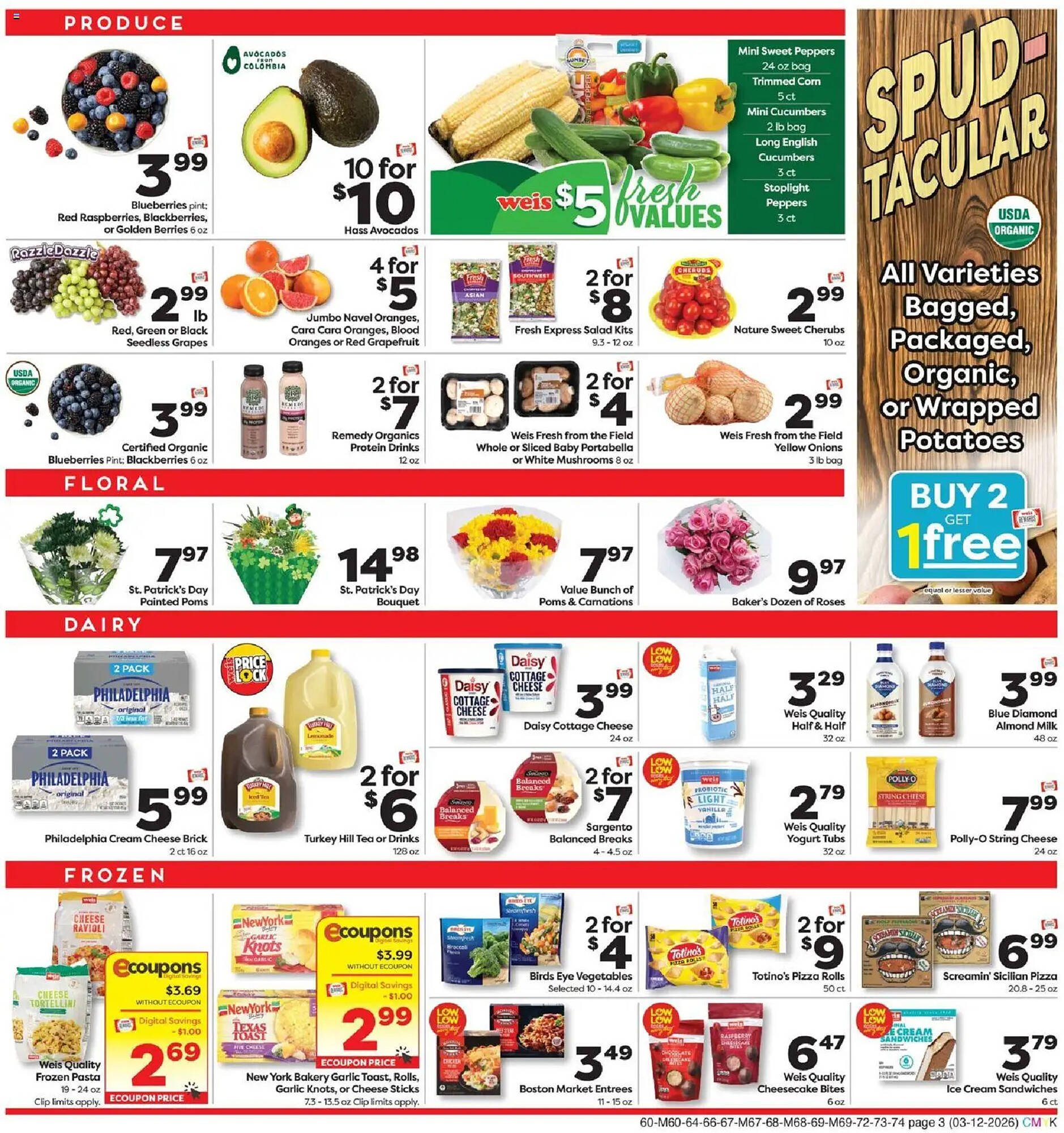 Weis Markets weekly ad