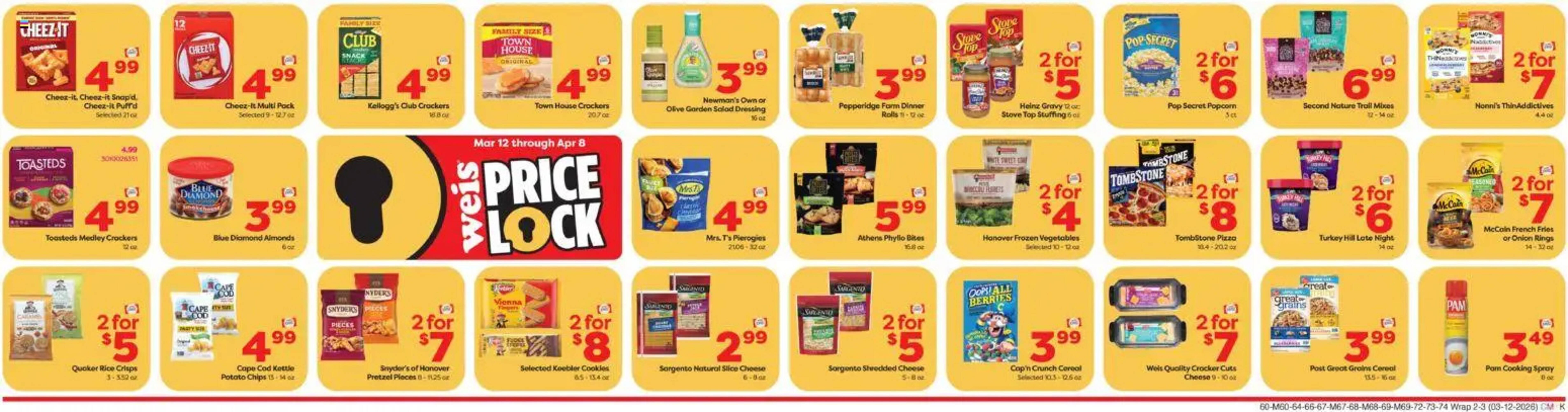 Weis Markets weekly ad