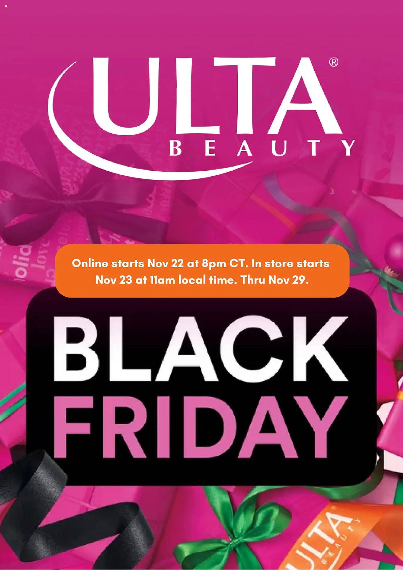 Ulta Beauty weekly ad (2025-11-20 - 2025-11-23) | 1