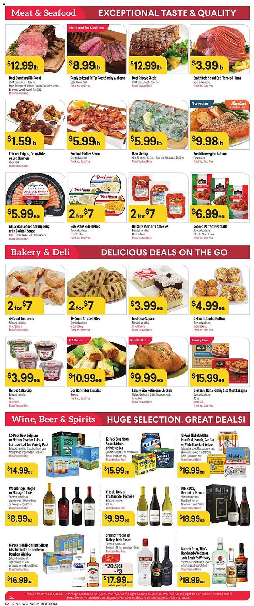 Bashas' weekly ad