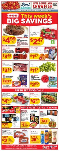 H-E-B weekly ad