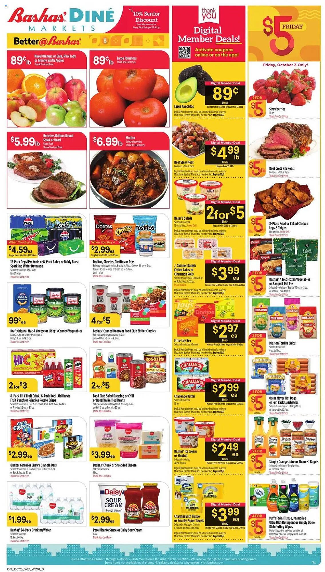 Bashas&#039; weekly ad (2025-10-01 - 2025-10-07) | 1