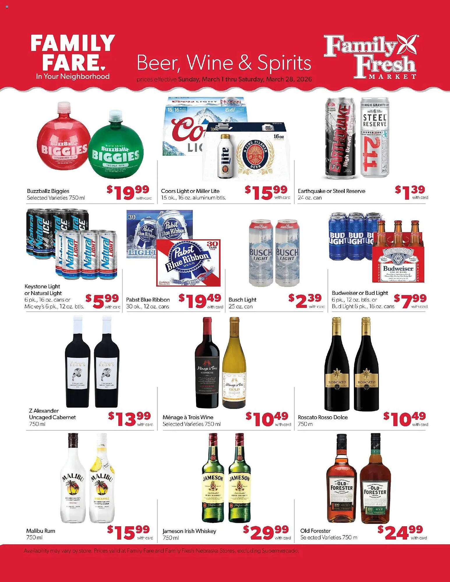 Family Fare weekly ad
