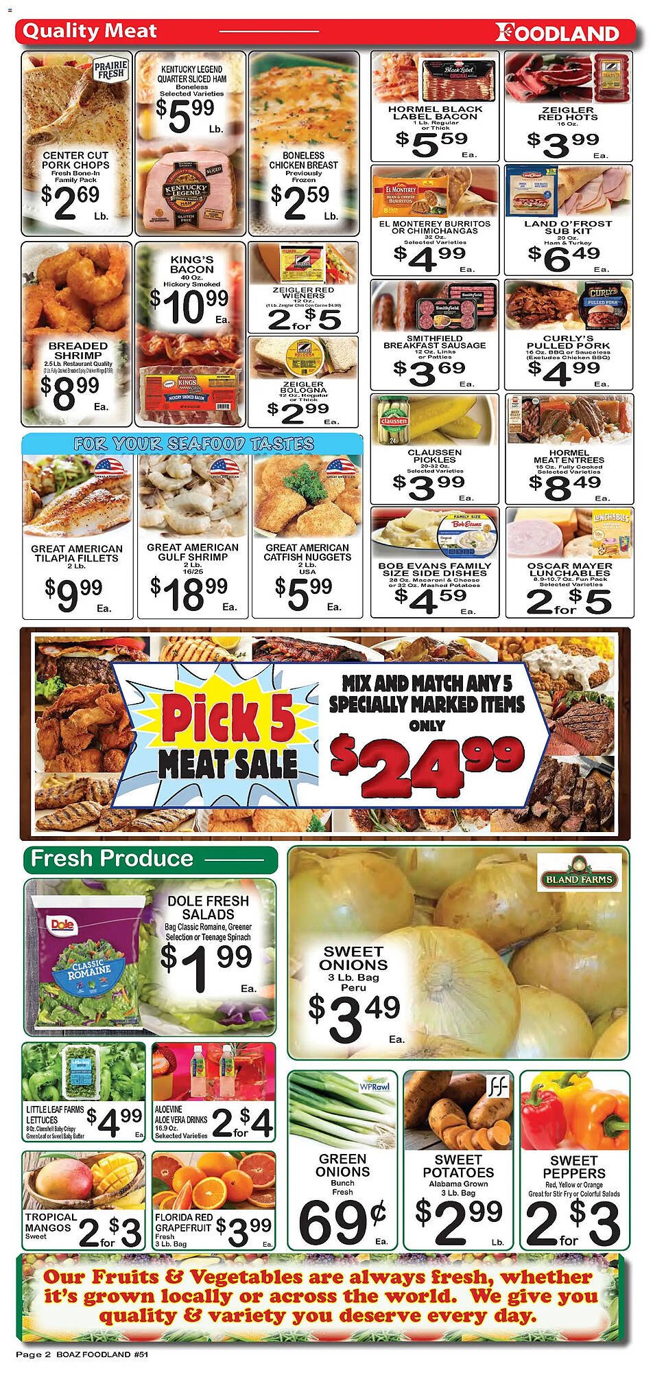 Foodland weekly ad