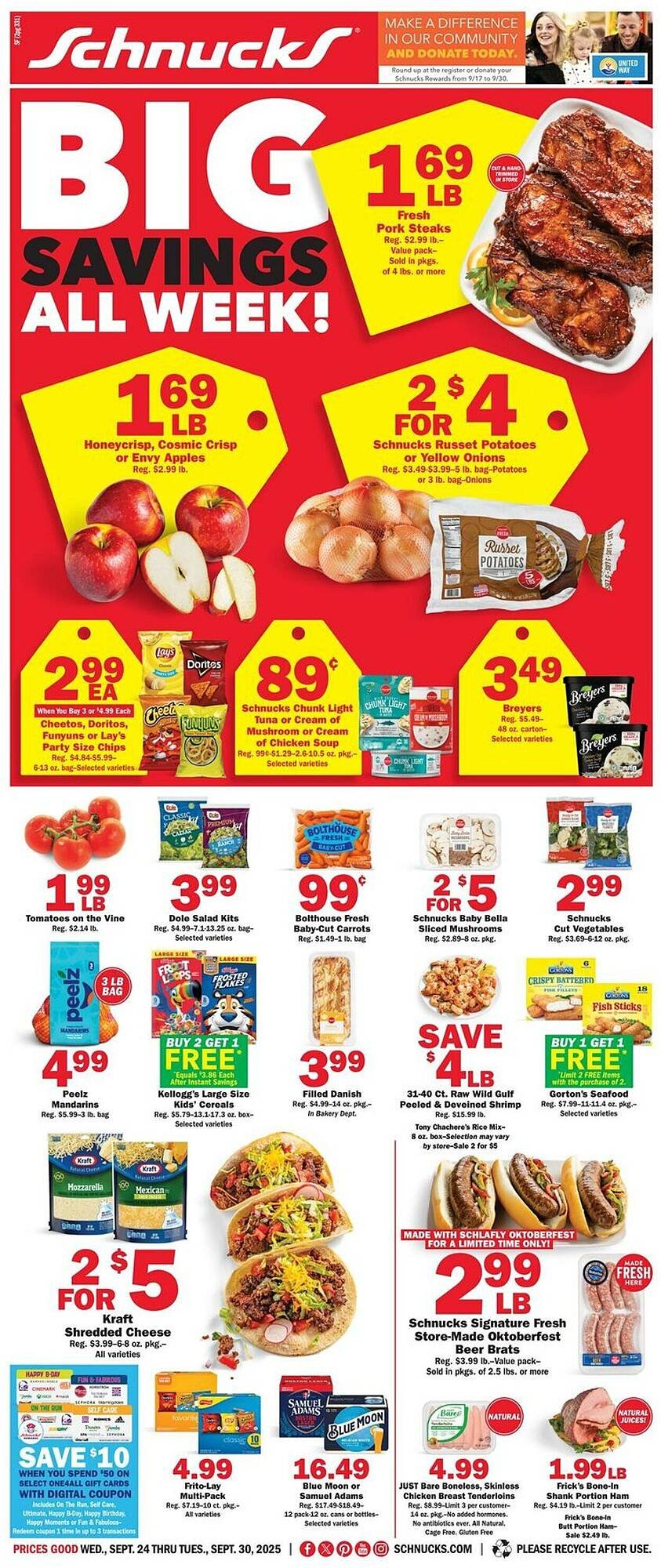 Schnucks weekly ad (2025-09-24 - 2025-09-30) | 1