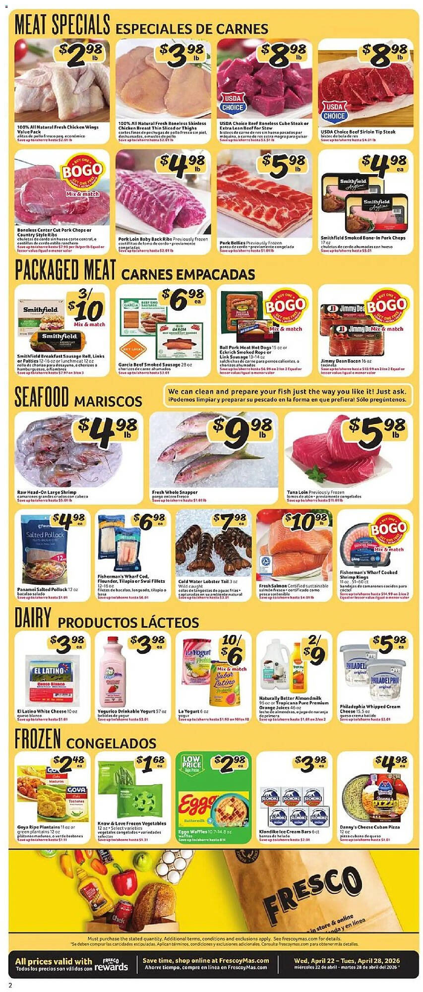 Fresco y Más weekly ad