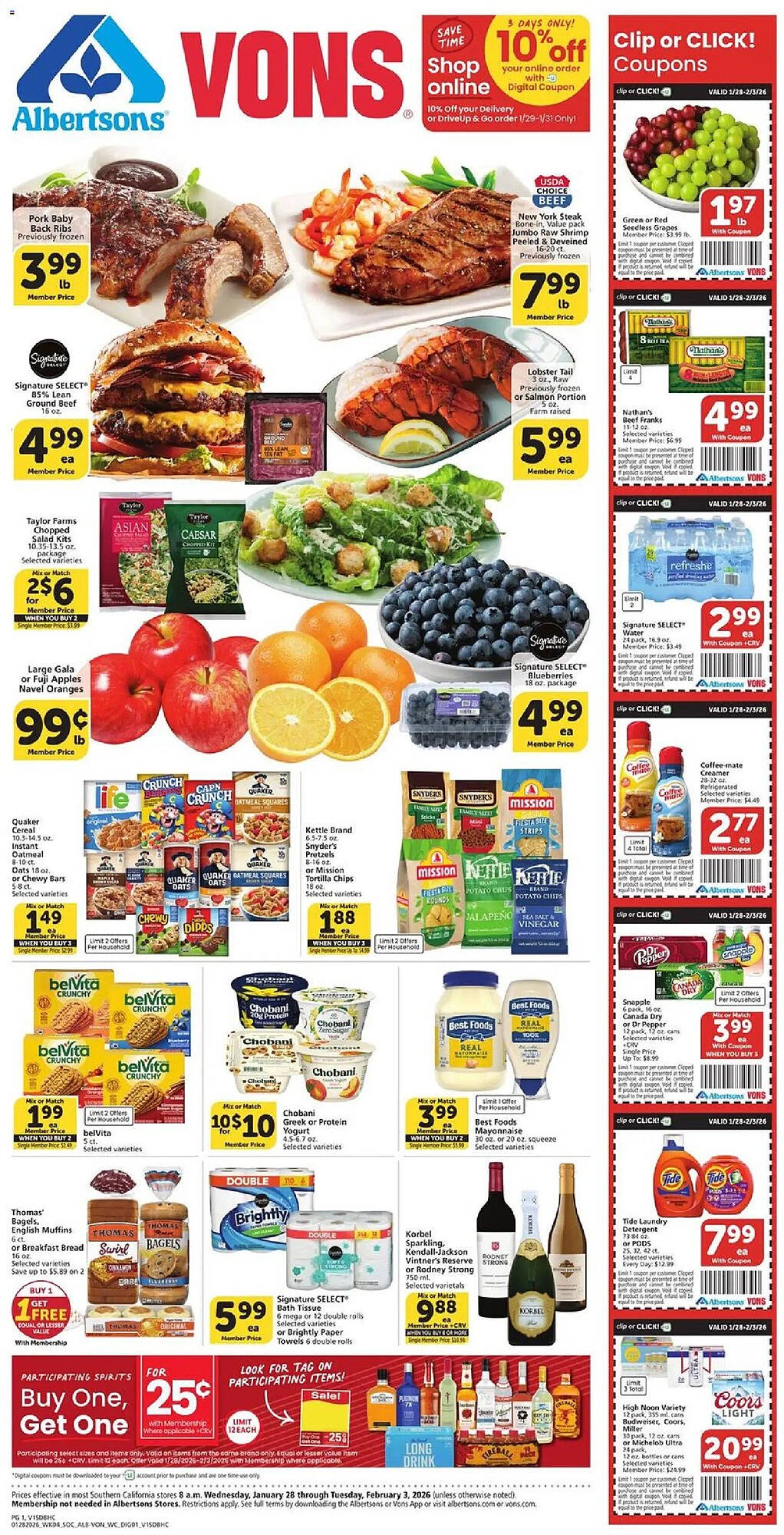 Vons weekly ad