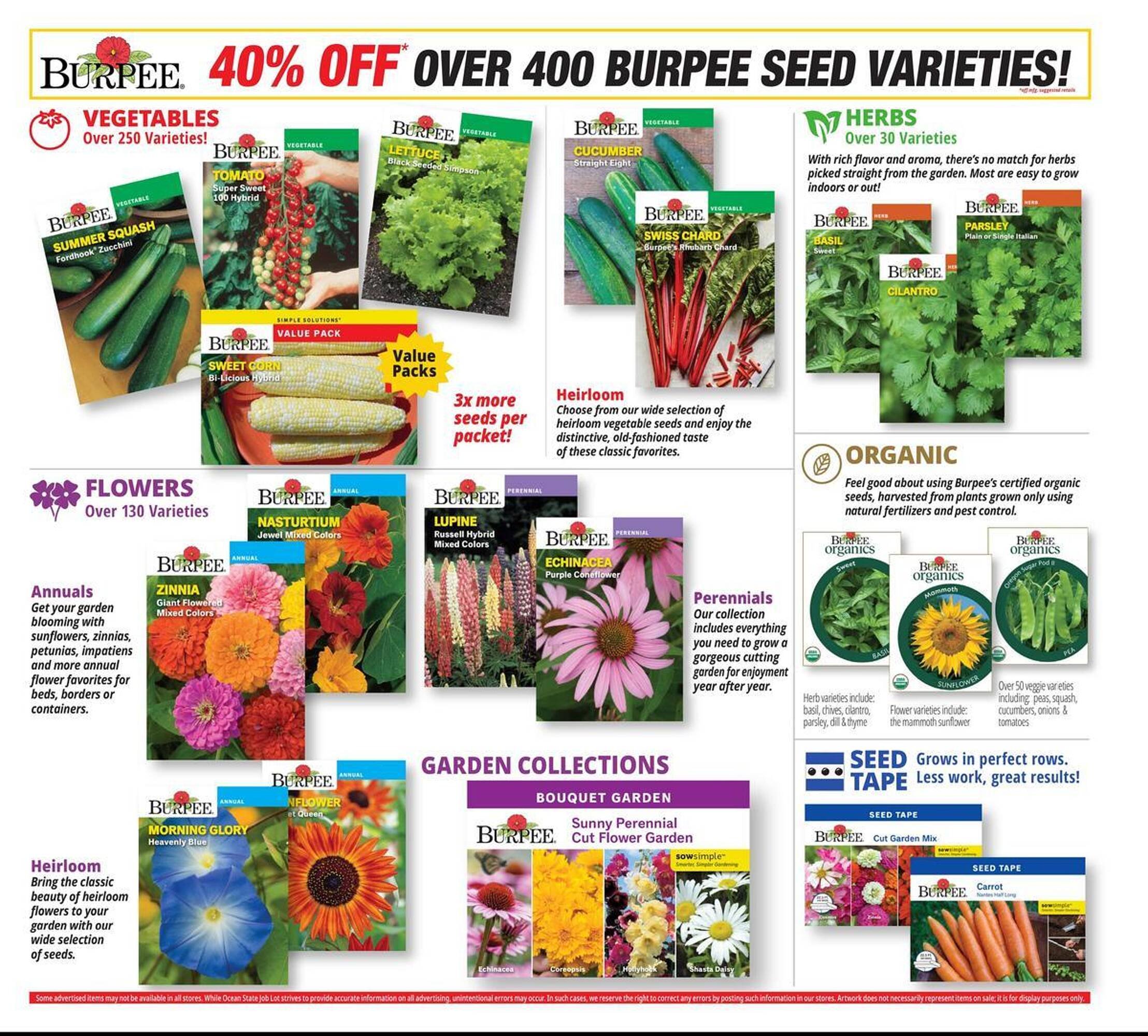 Ocean State Job Lot flyer