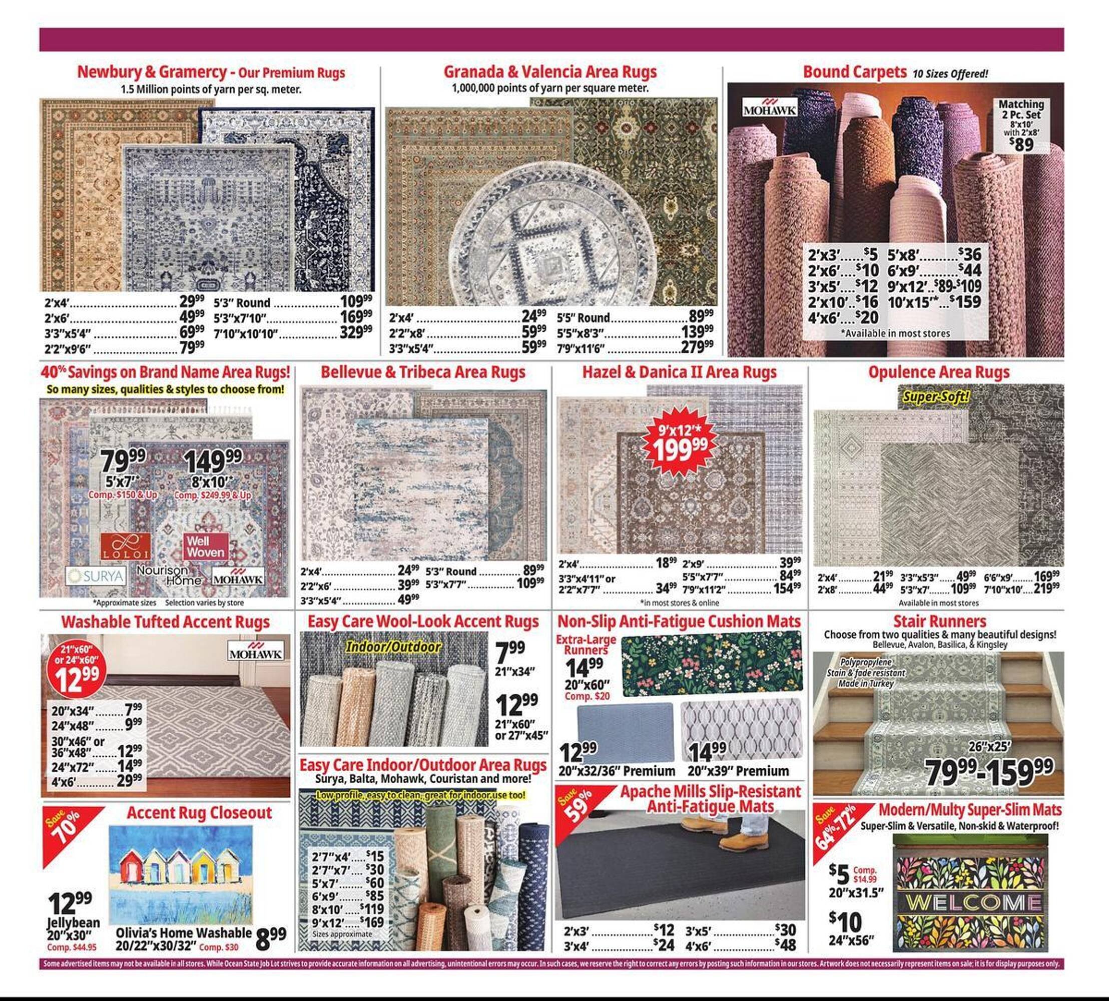 Ocean State Job Lot flyer