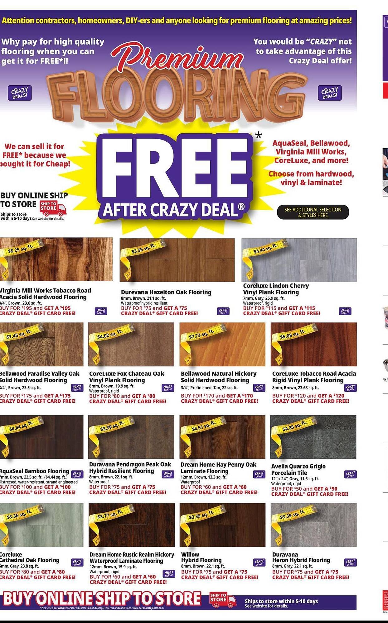 Ocean State Job Lot flyer