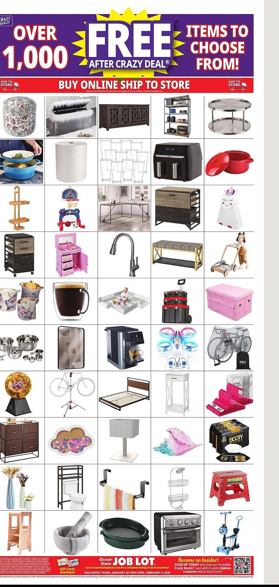 Ocean State Job Lot flyer