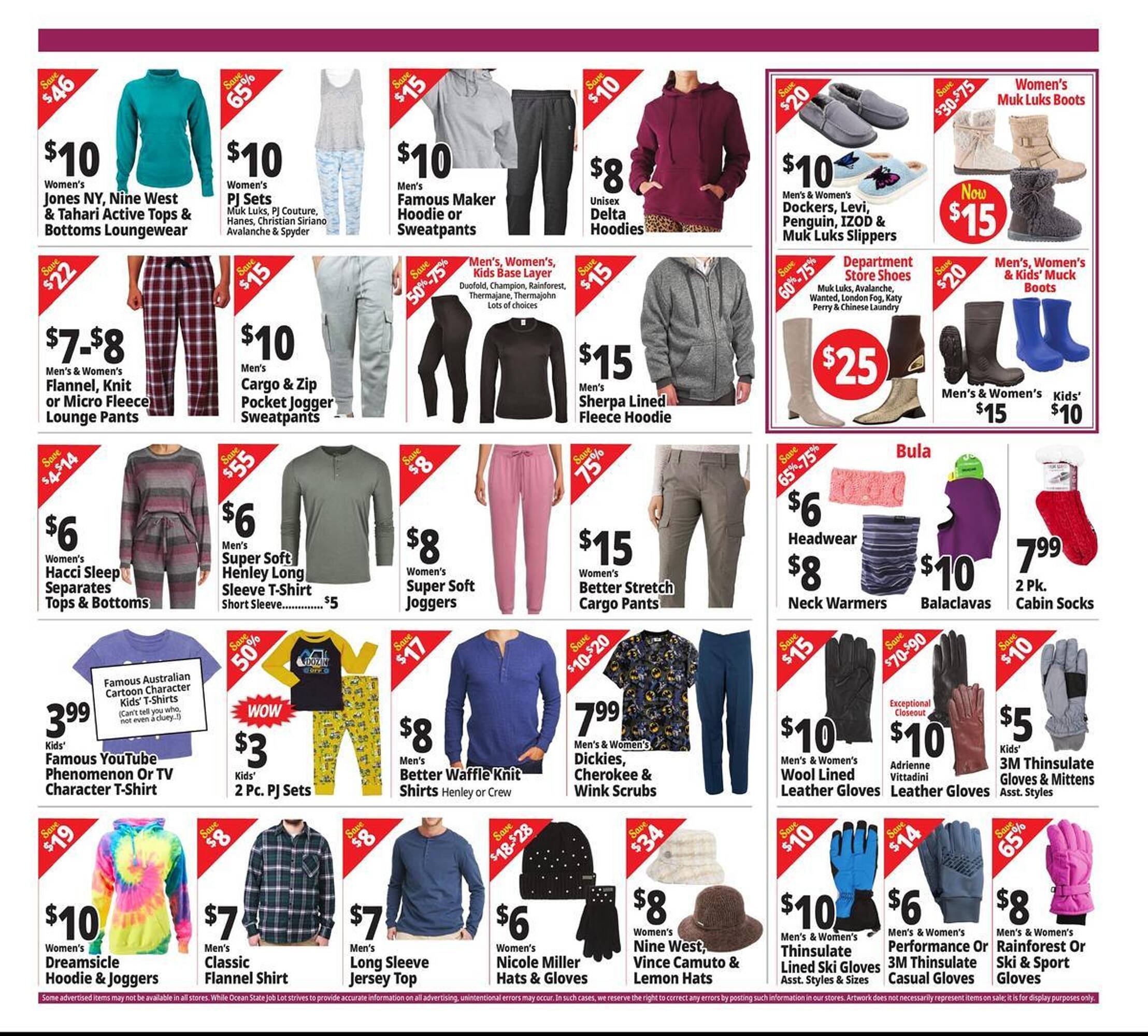 Ocean State Job Lot flyer