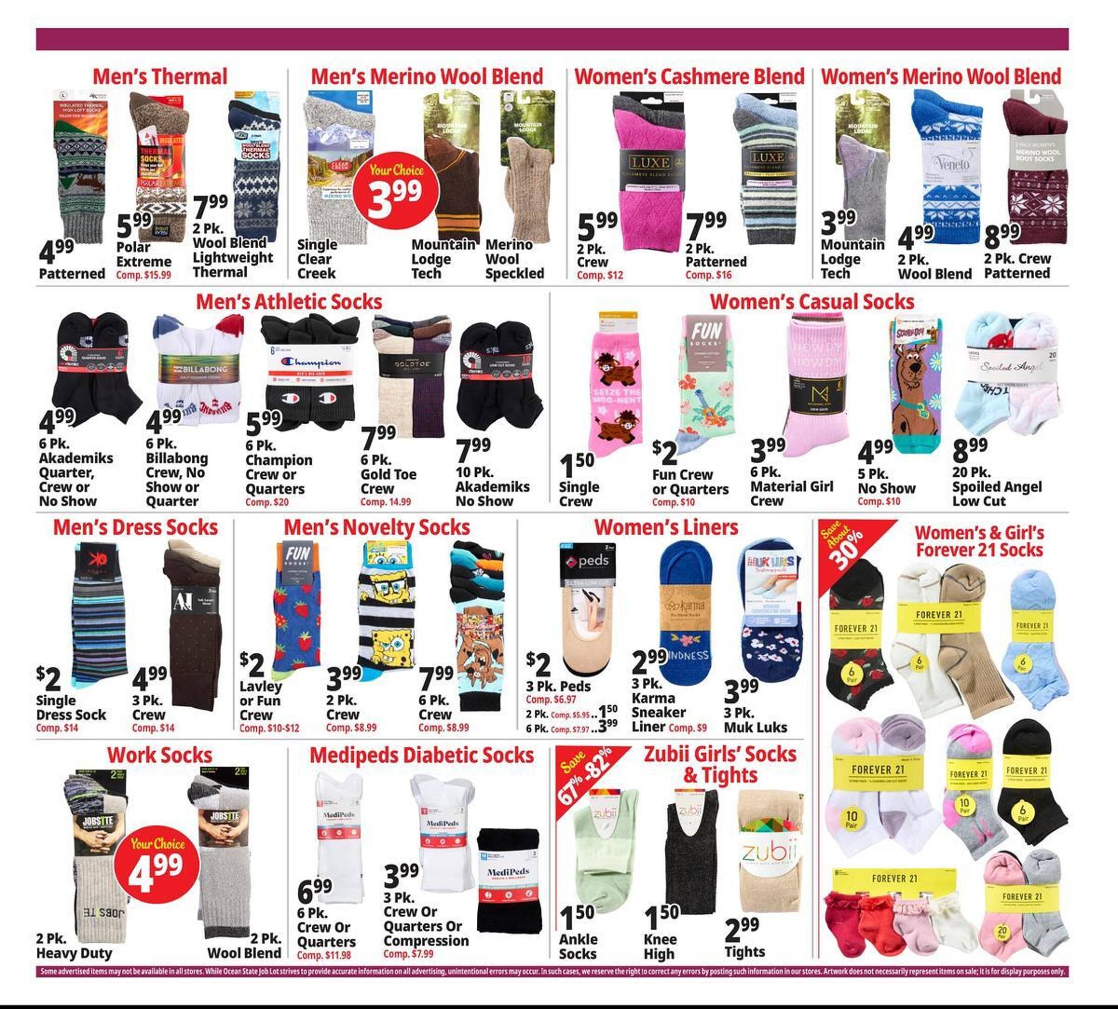 Ocean State Job Lot flyer