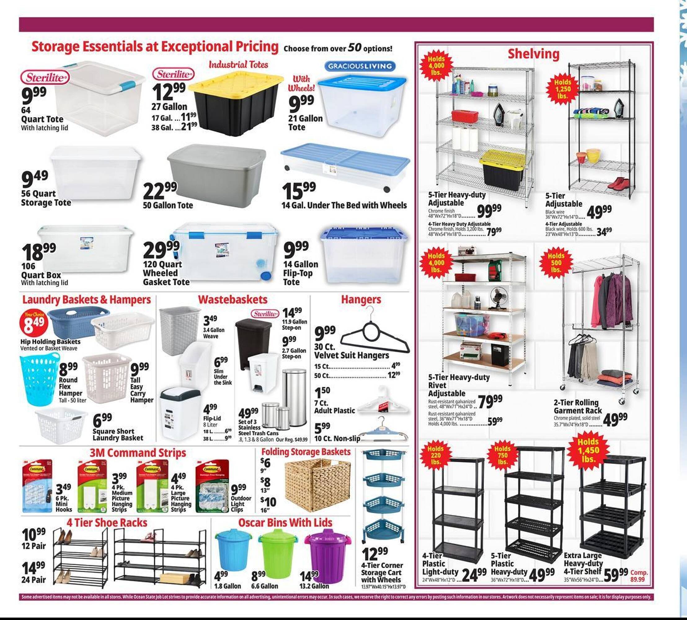 Ocean State Job Lot flyer