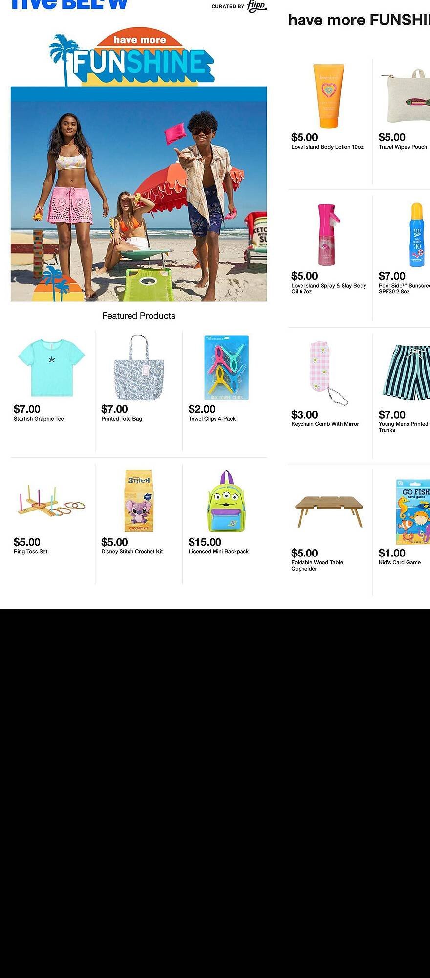 Five Below weekly ad