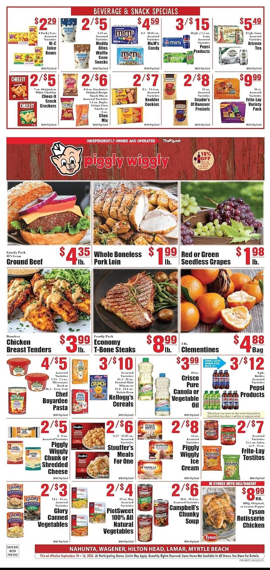 Piggly Wiggly weekly ad (2025-09-08 - 2025-09-14) | 1