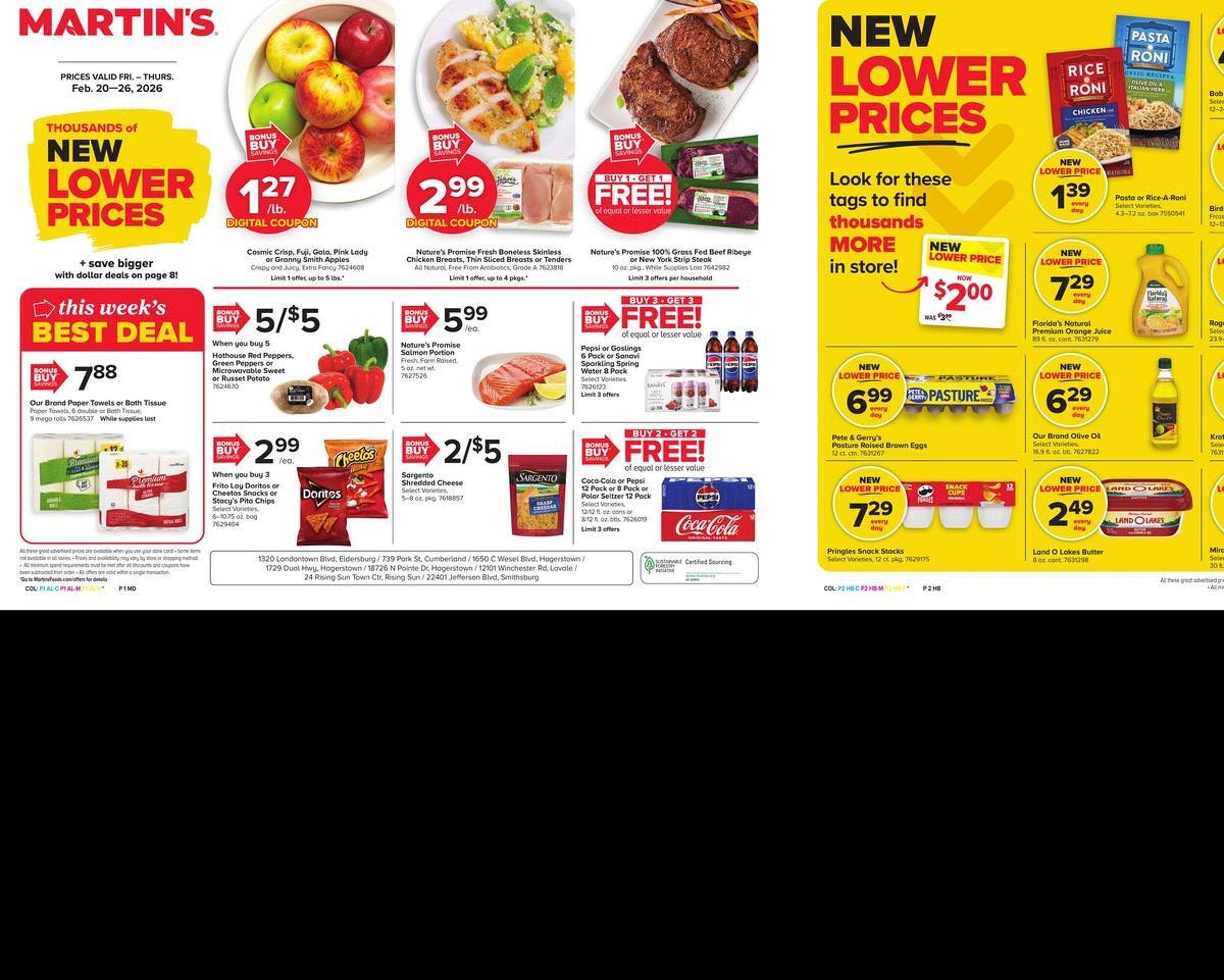 Martin's weekly ad