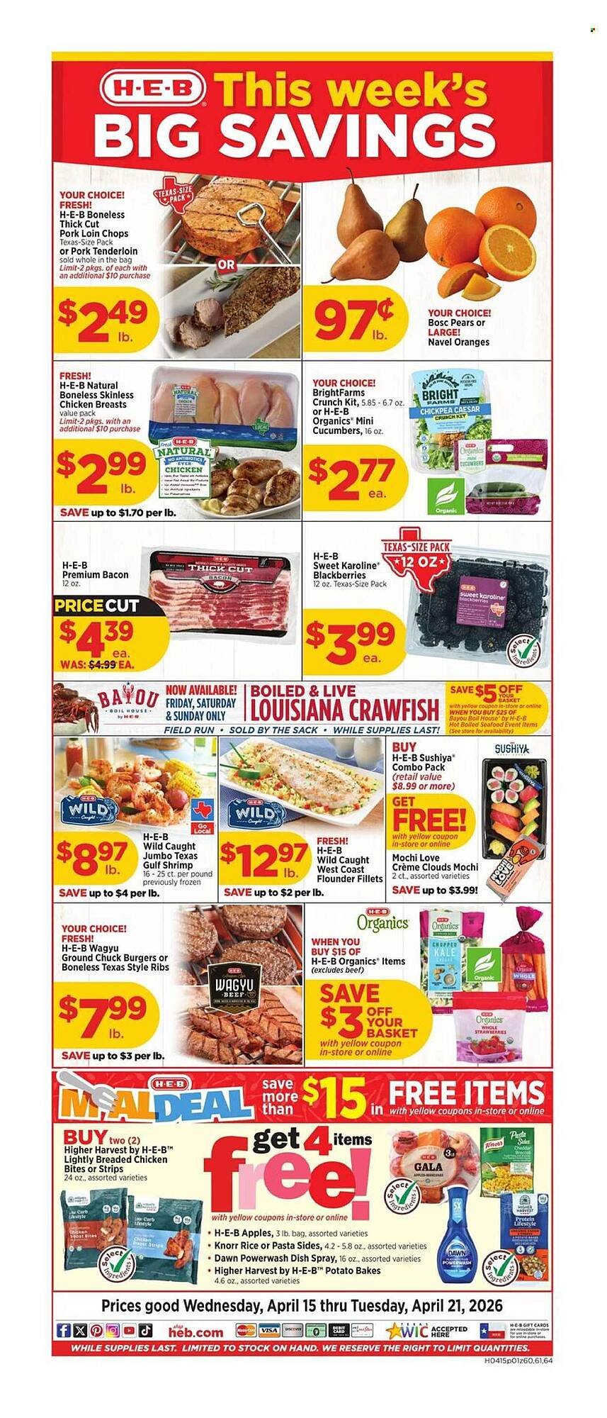 H-E-B weekly ad