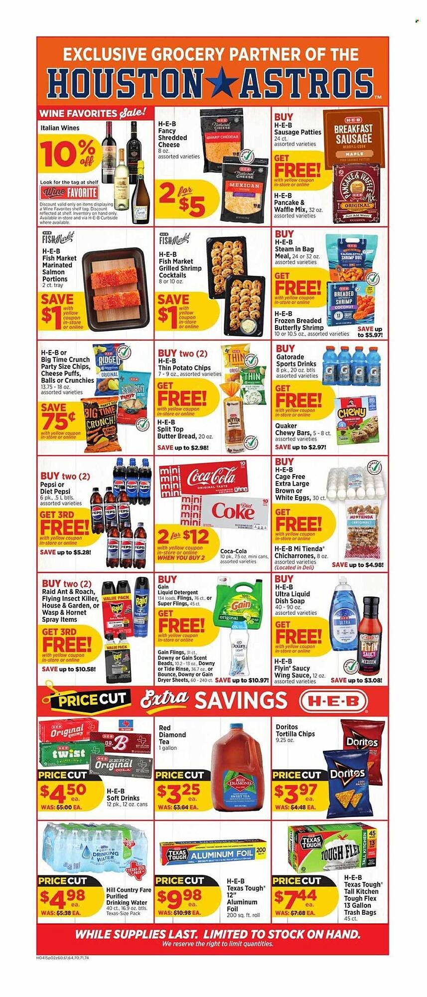 H-E-B weekly ad