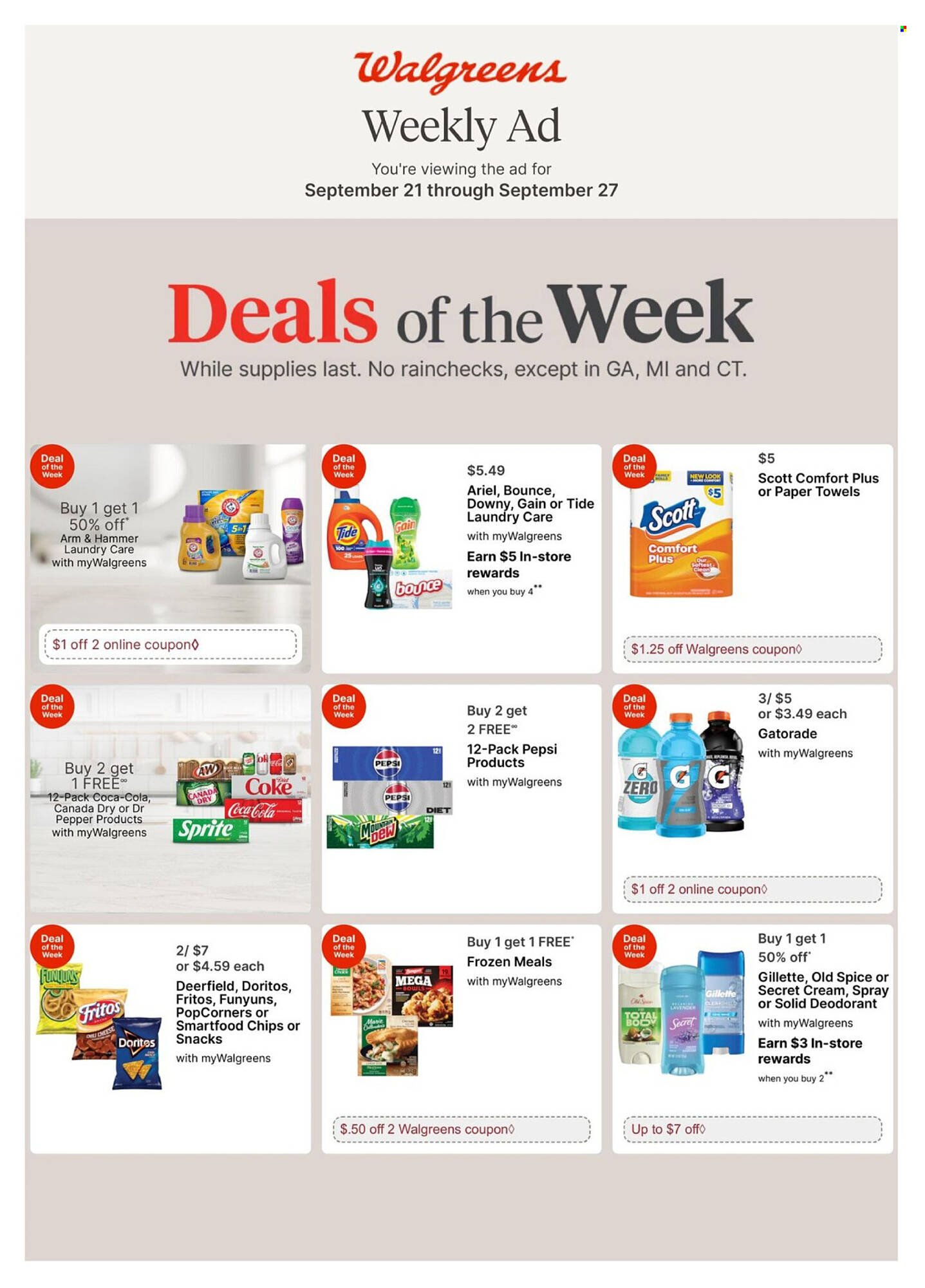 Walgreens weekly ad (2025-09-21 - 2025-09-27) | 1