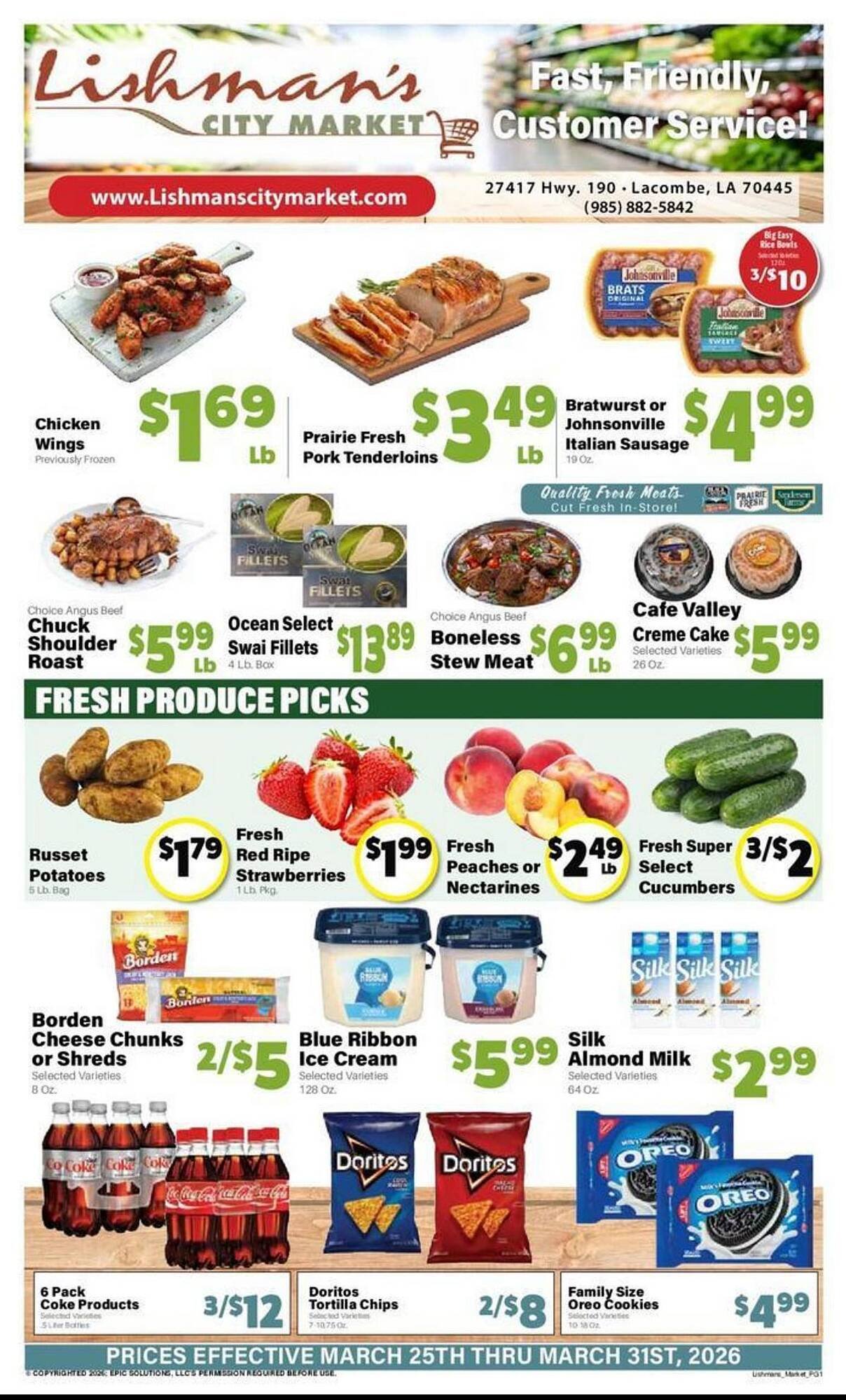 Lishman's City Market weekly ad