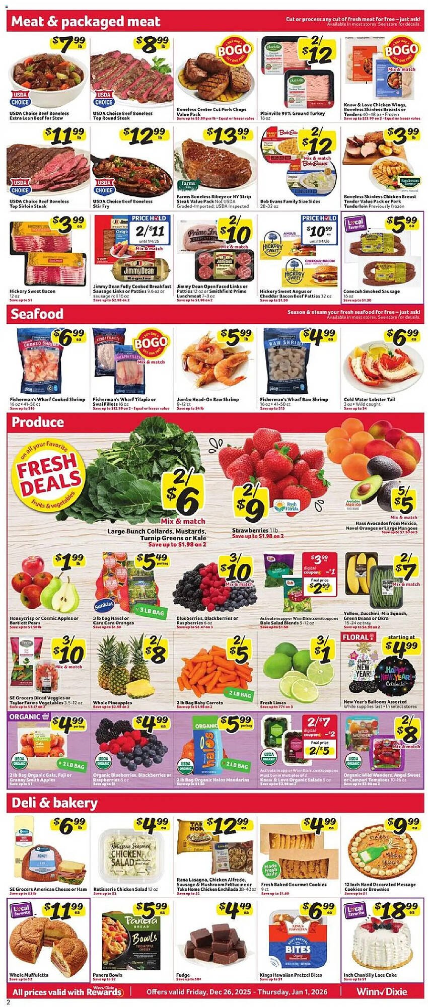 Winn Dixie weekly ad