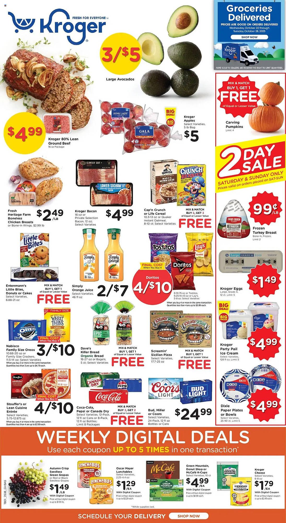 Kroger weekly ad (2025-10-22 - 2025-10-29) | 1