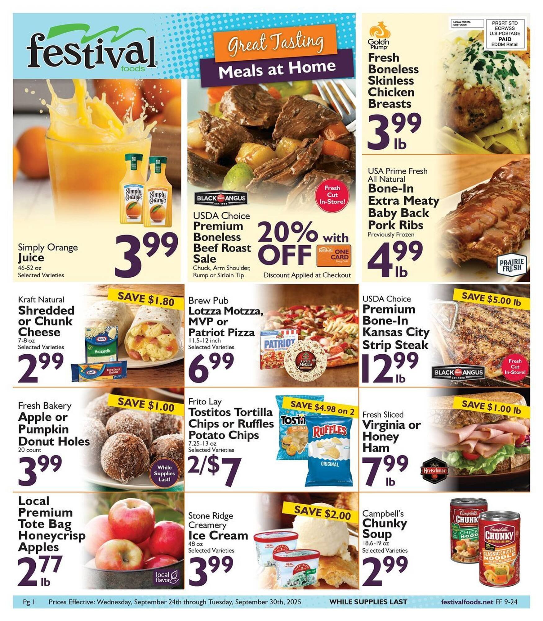 Festival Foods weekly ad (2025-09-24 - 2025-09-30) | 1