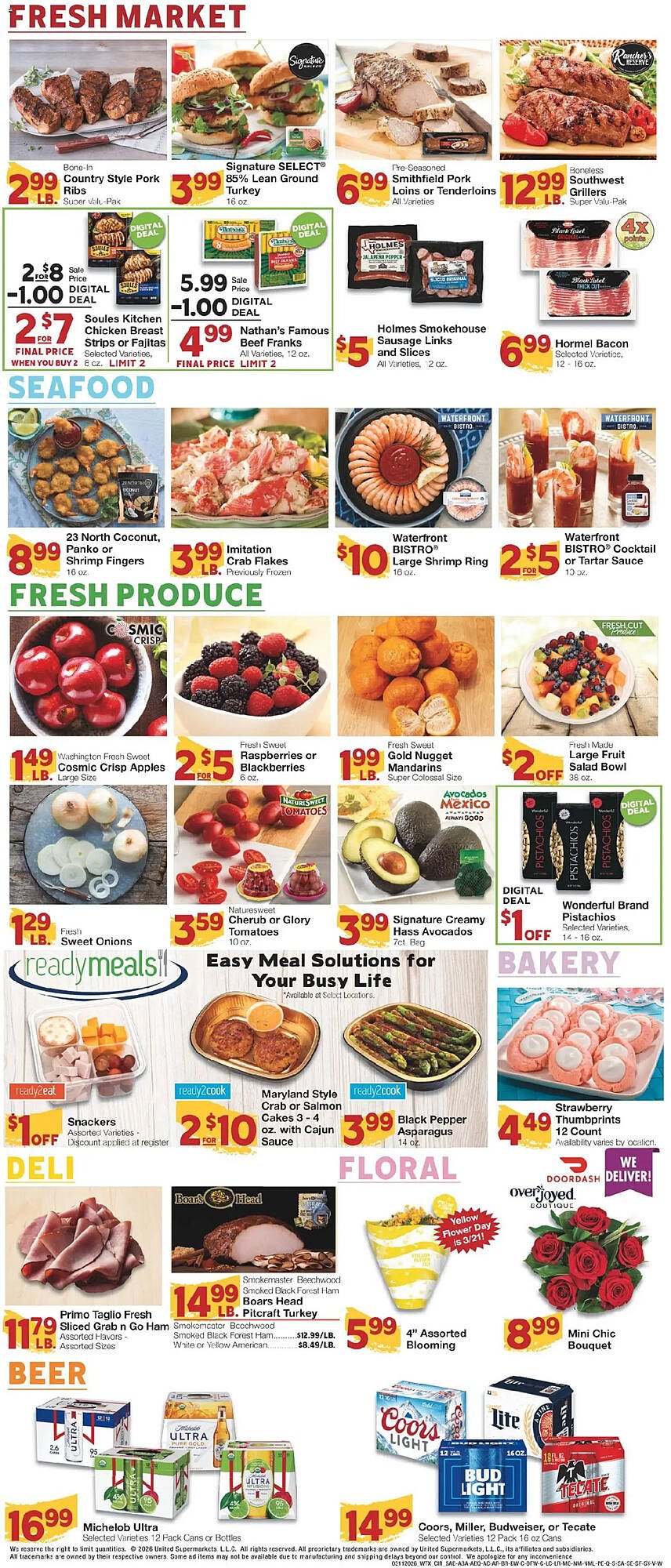 United Supermarkets weekly ad
