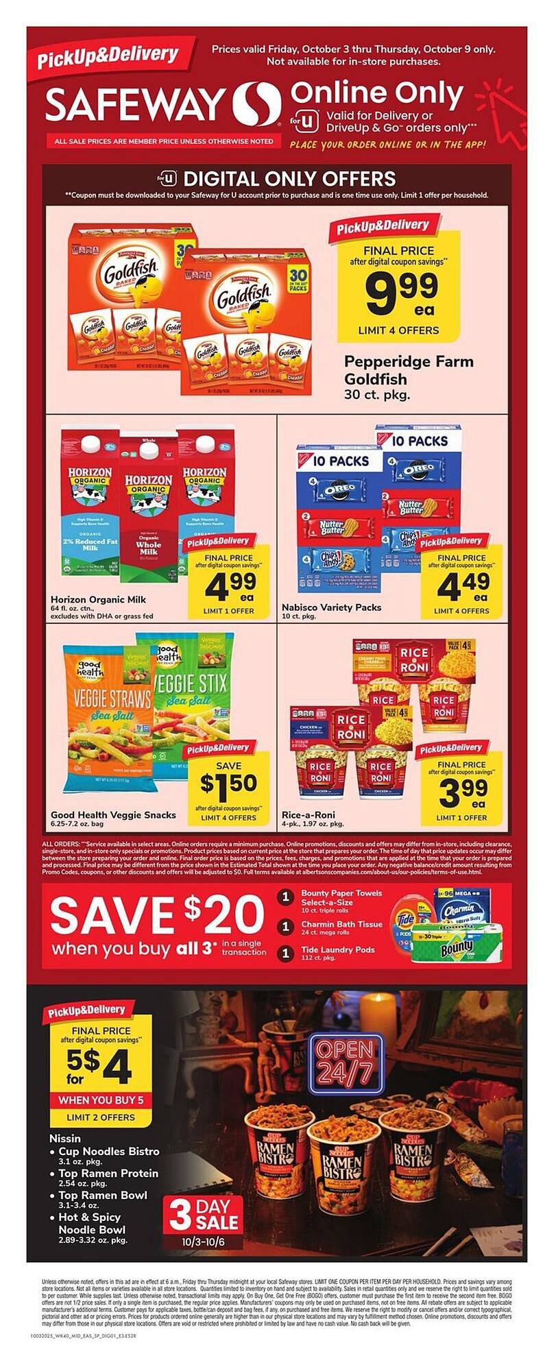 Safeway weekly ad (2025-10-03 - 2025-10-09) | 1