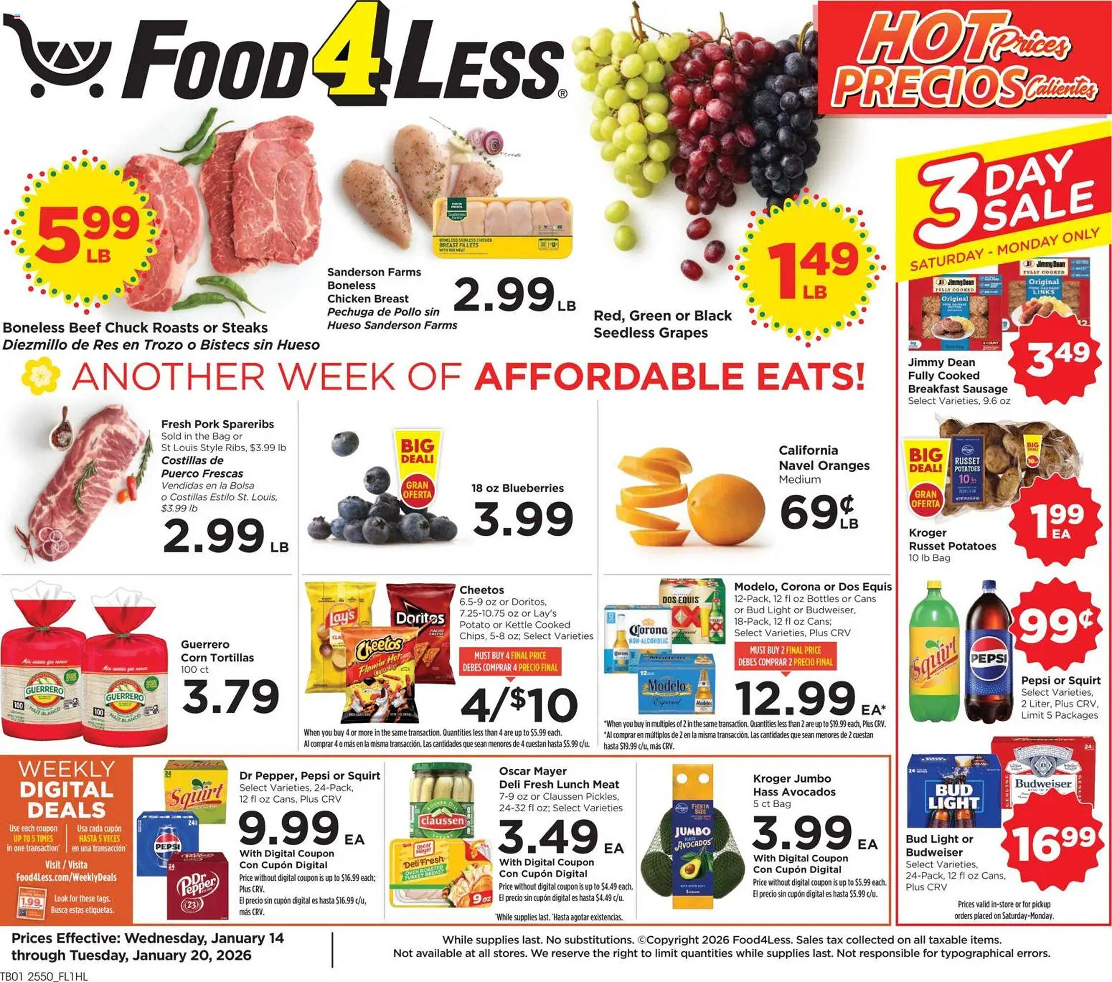 Food 4 Less weekly ad