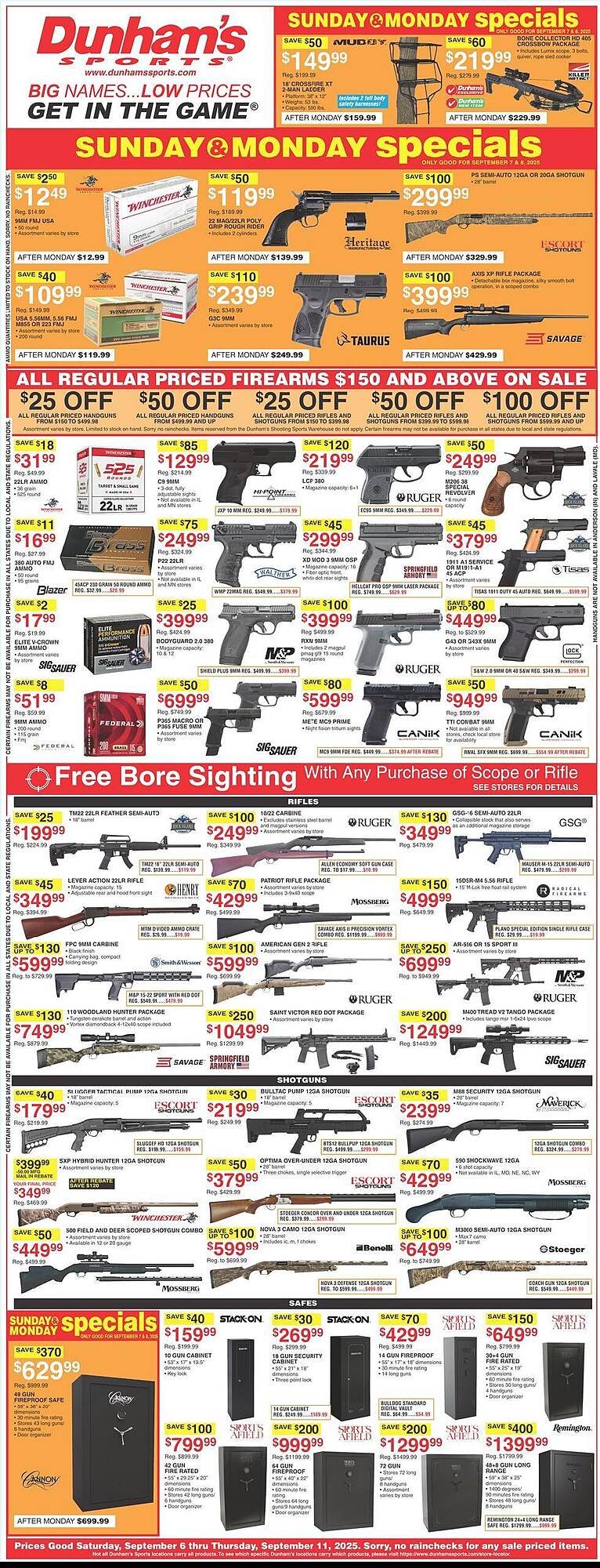 Dunham&#039;s Sports weekly ad (2025-09-06 - 2025-09-11) | 1