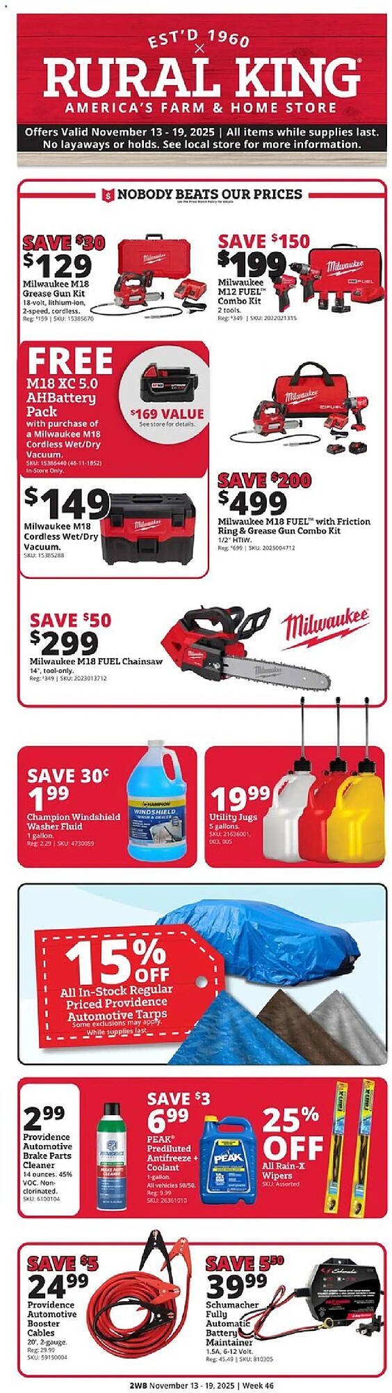 Rural King weekly ad (2025-11-13 - 2025-11-19) | 2