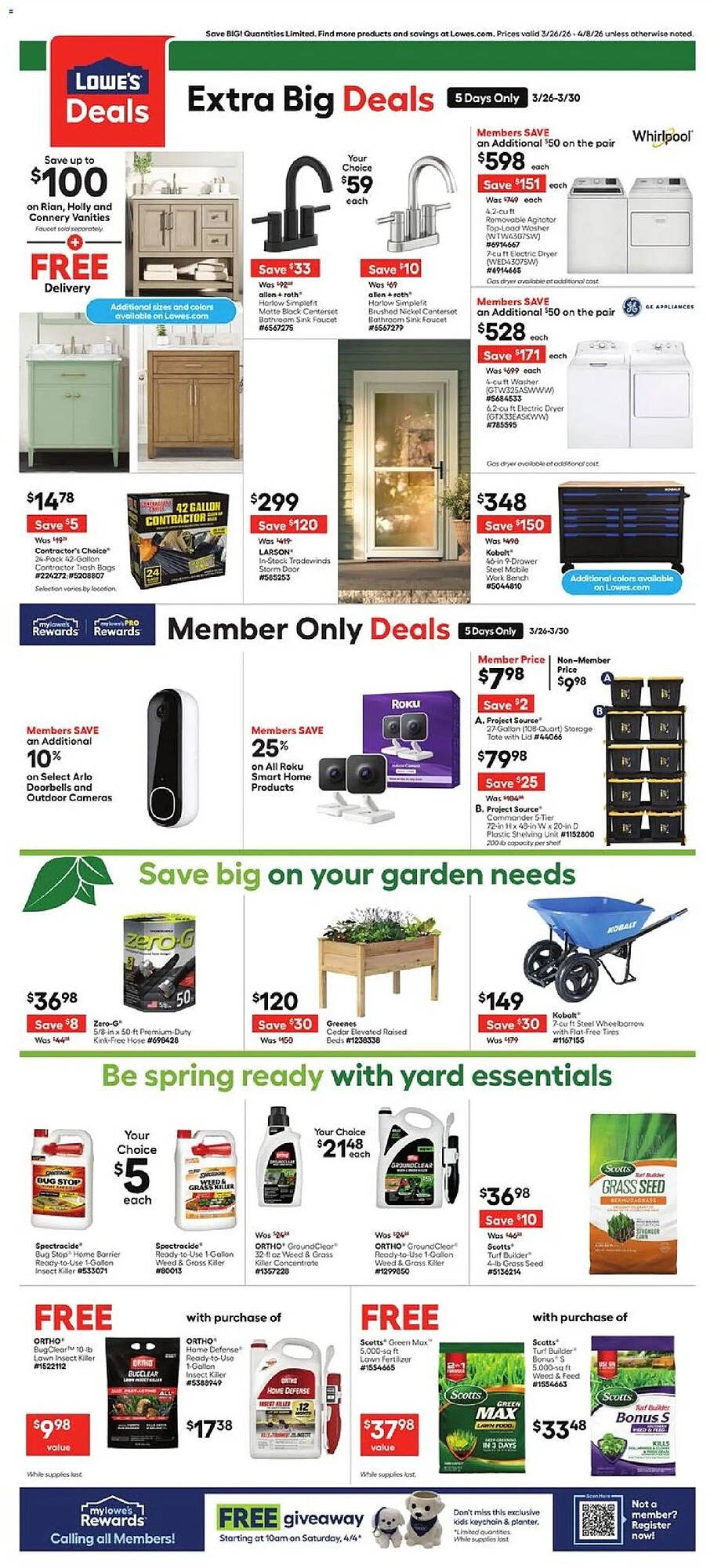 Lowe's weekly ad