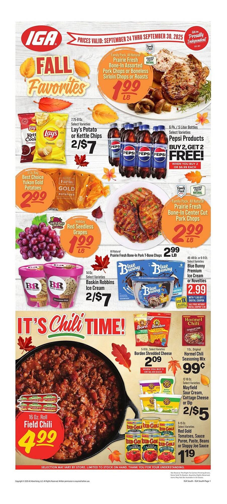 IGA weekly ad (2025-09-24 - 2025-09-30) | 1