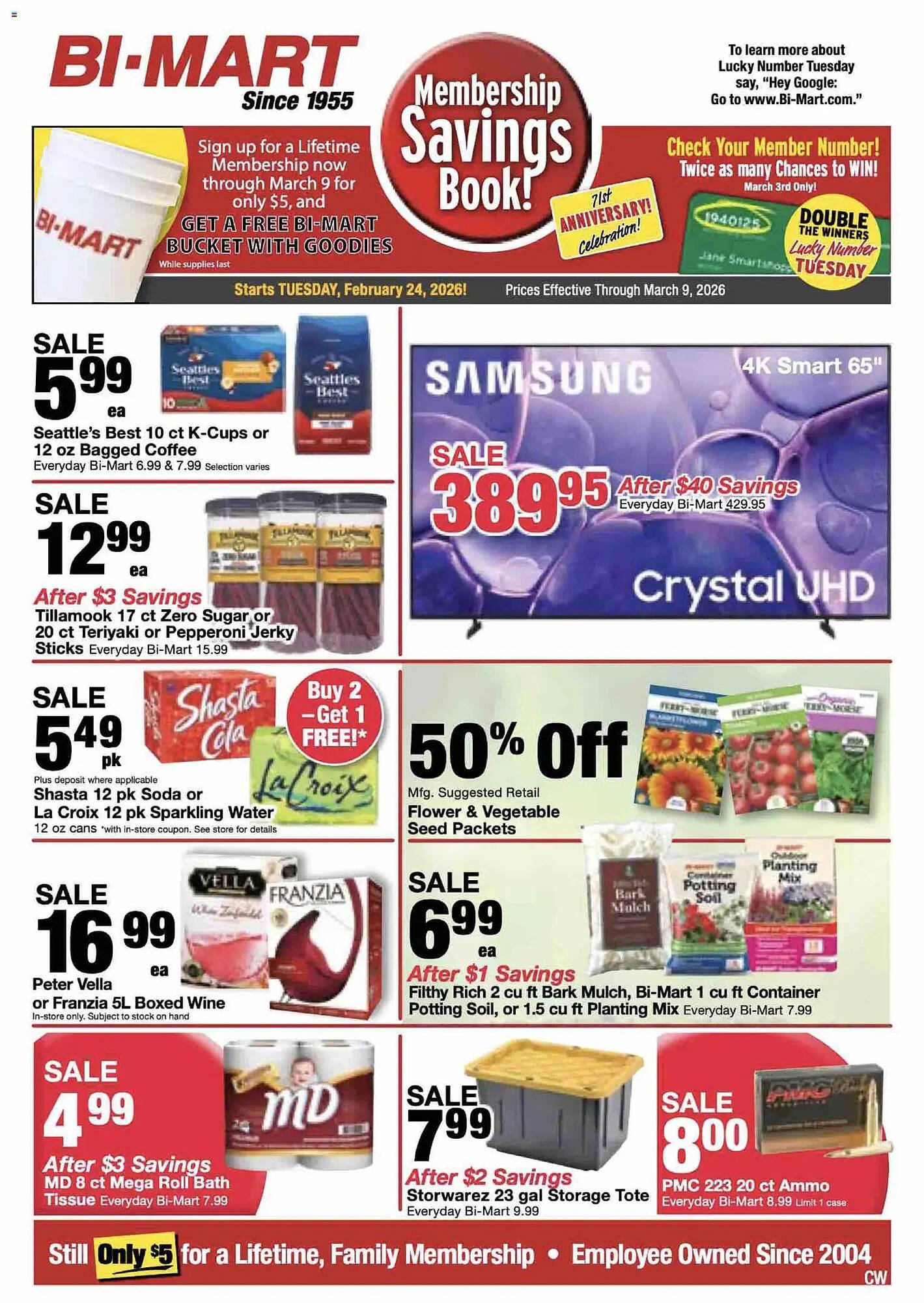 Bi-Mart weekly ad