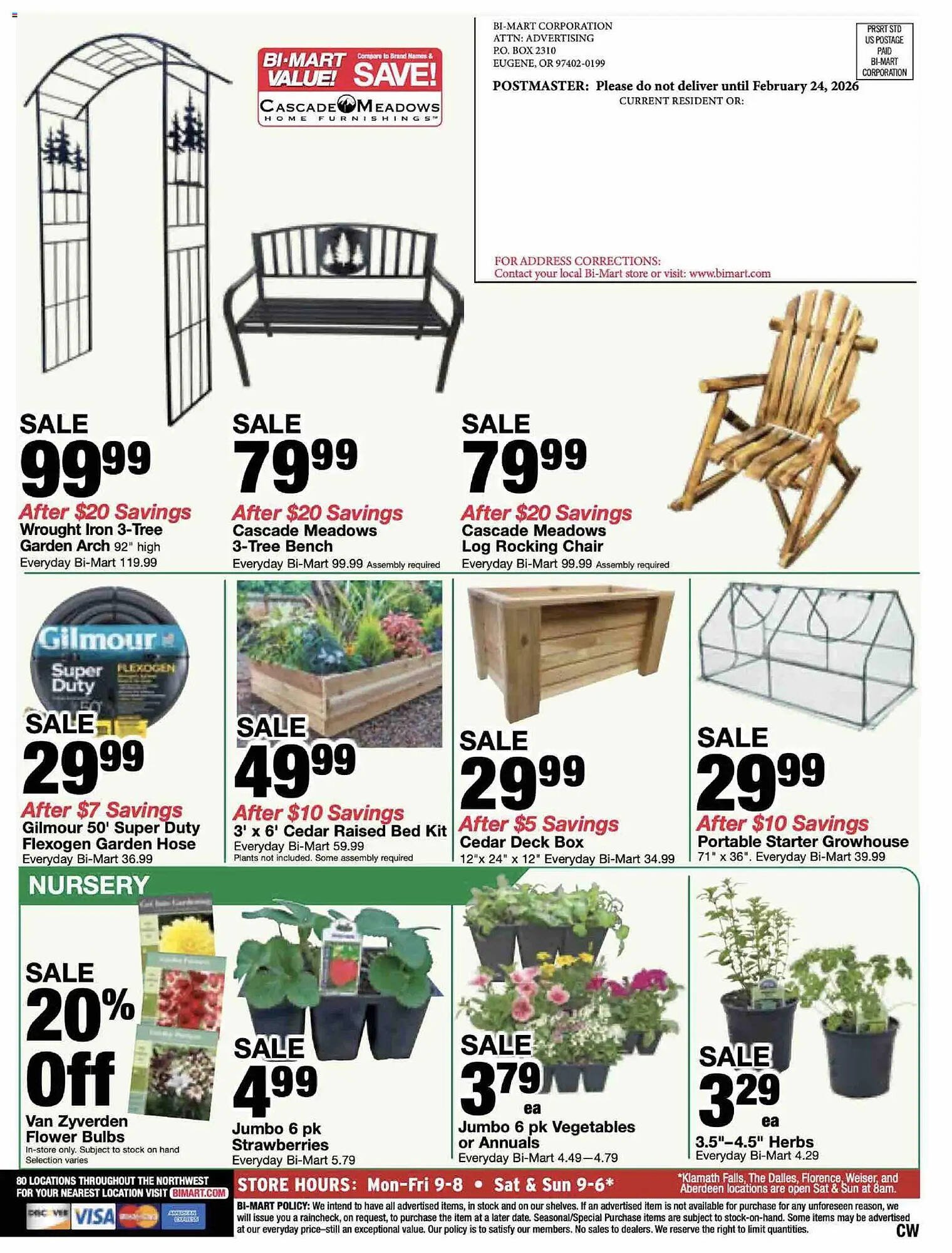 Bi-Mart weekly ad