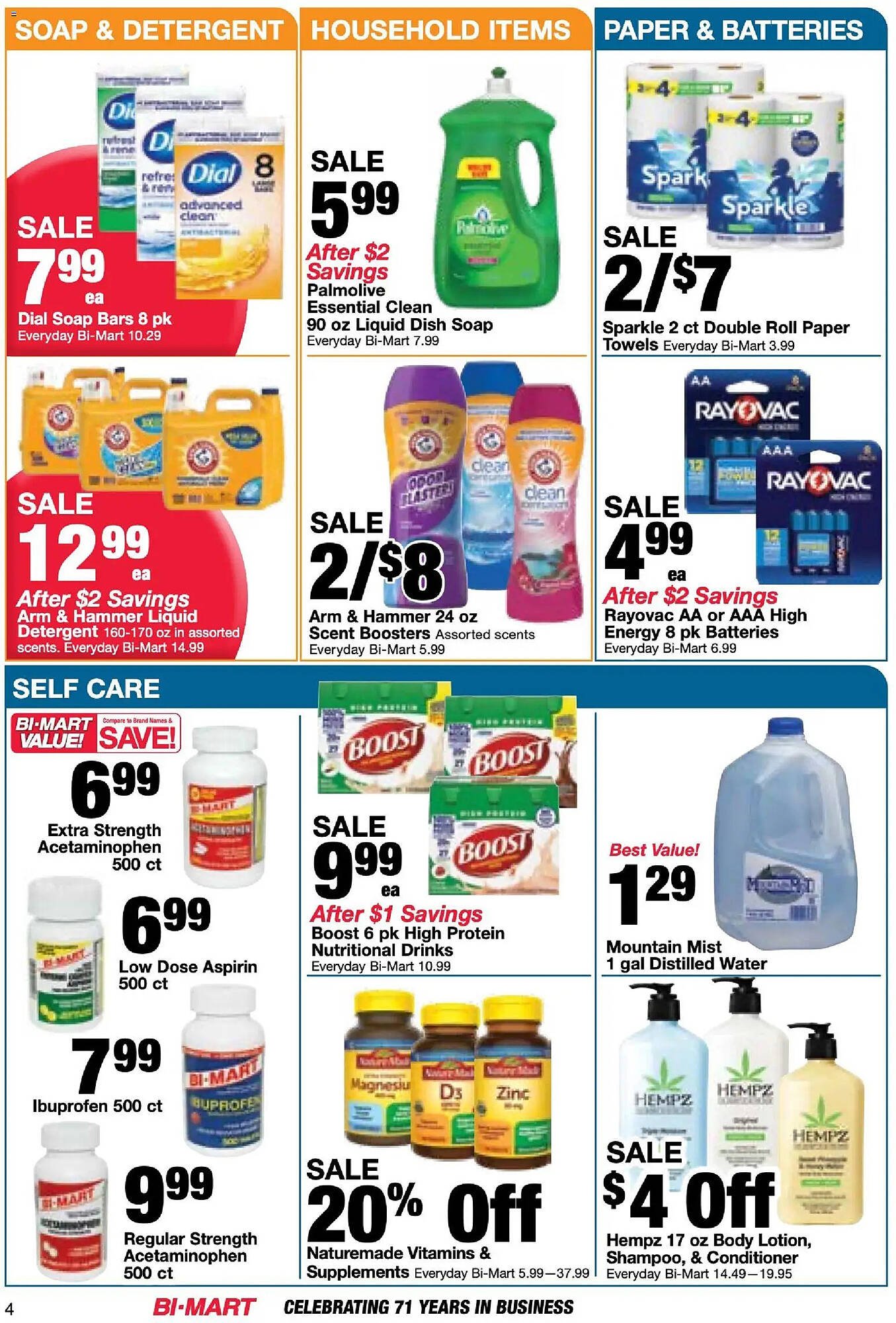 Bi-Mart weekly ad