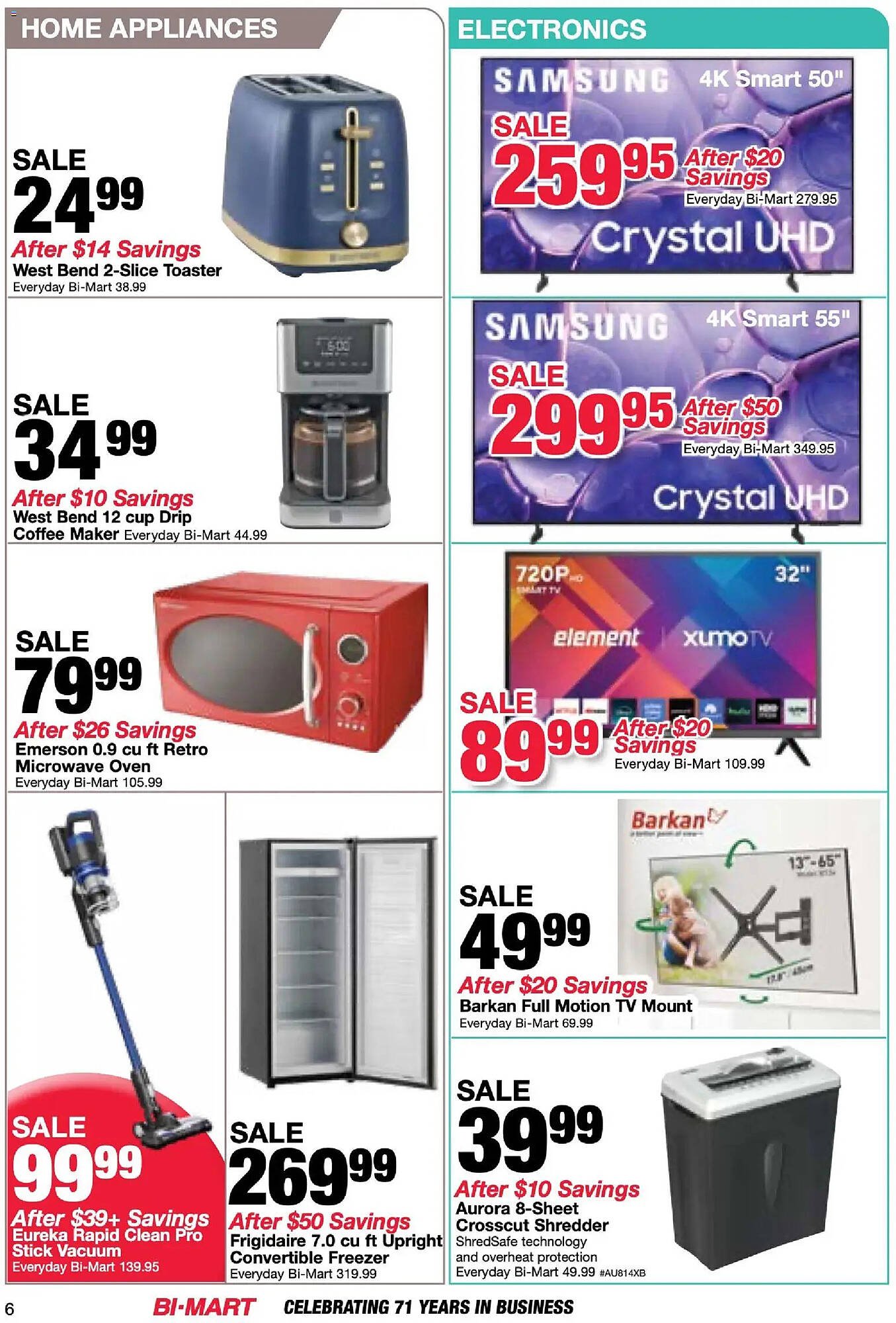 Bi-Mart weekly ad