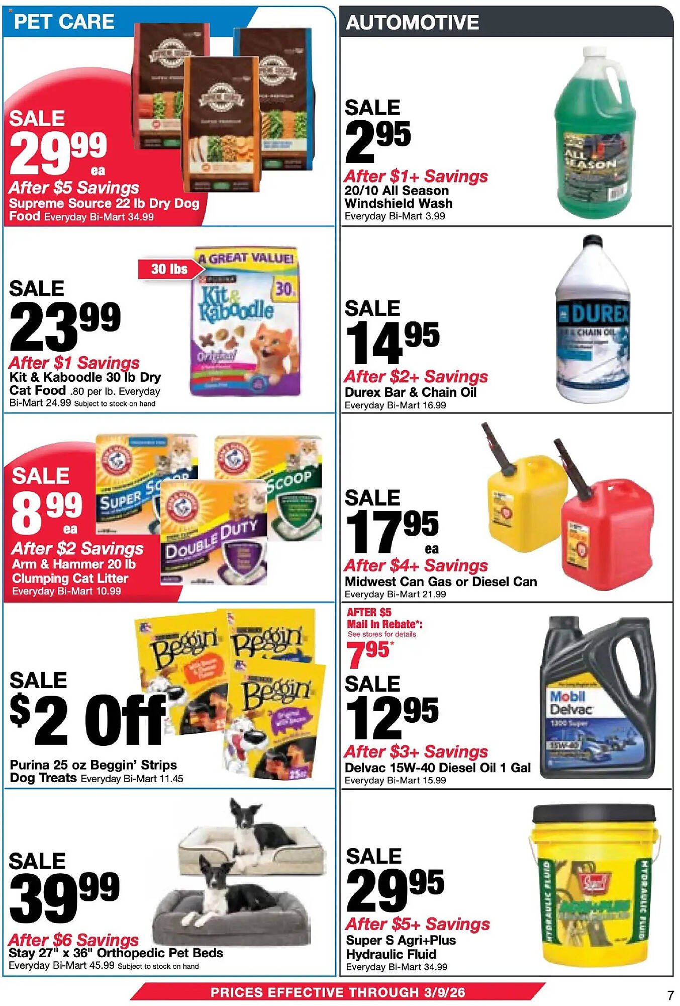 Bi-Mart weekly ad