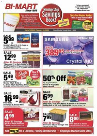 Bi-Mart weekly ad