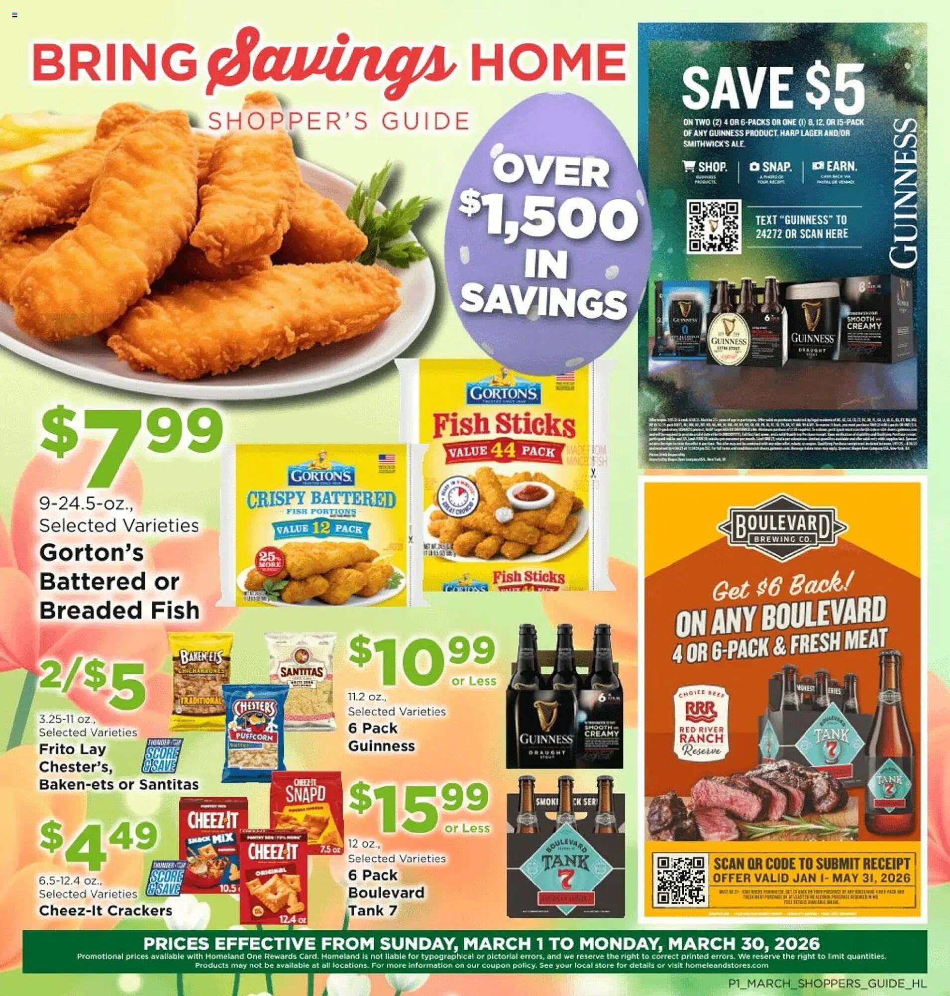 Homeland Market weekly ad