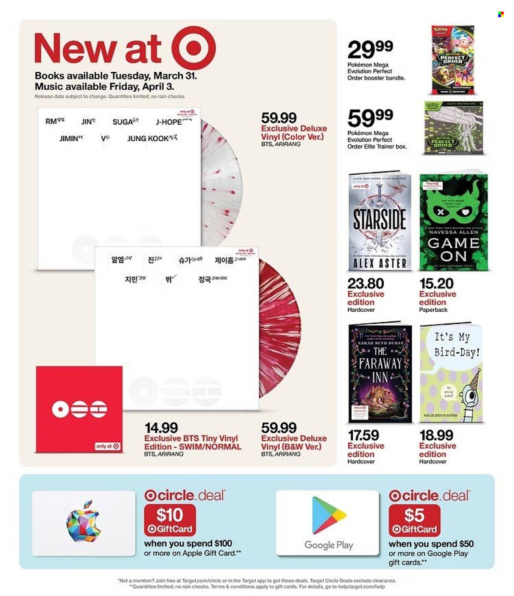 Target weekly ad