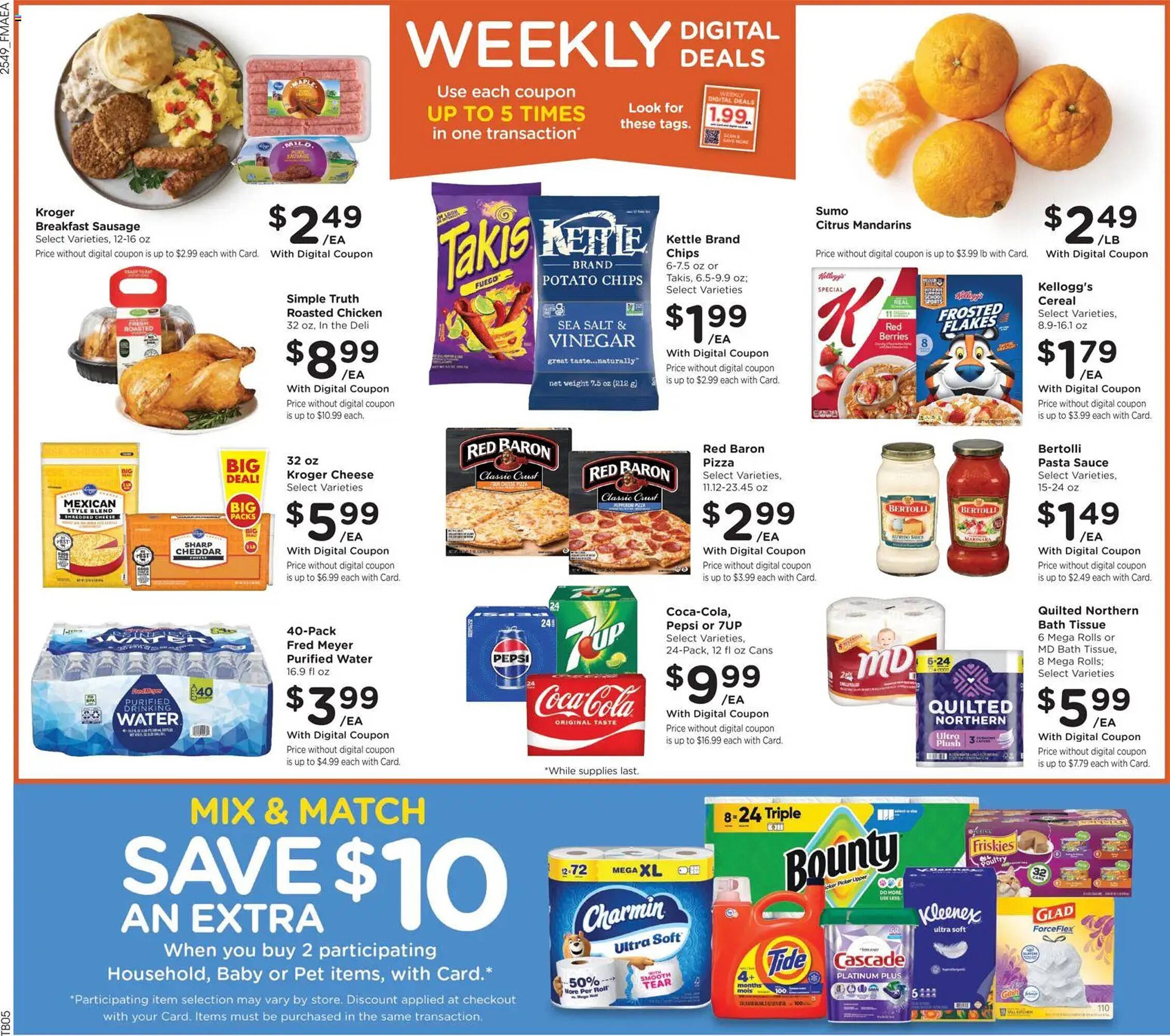 Fred Meyer weekly ad