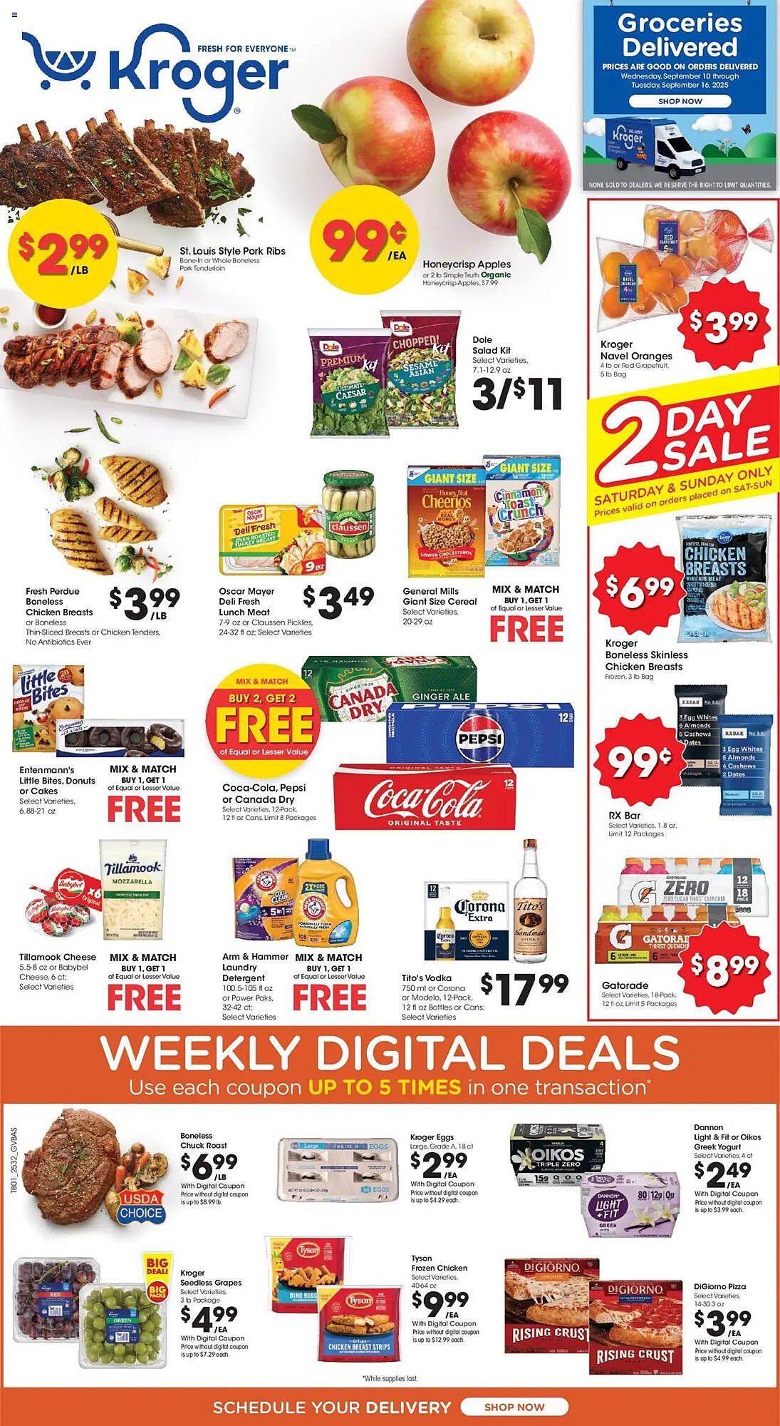 Kroger weekly ad (2025-09-10 - 2025-09-17) | 1