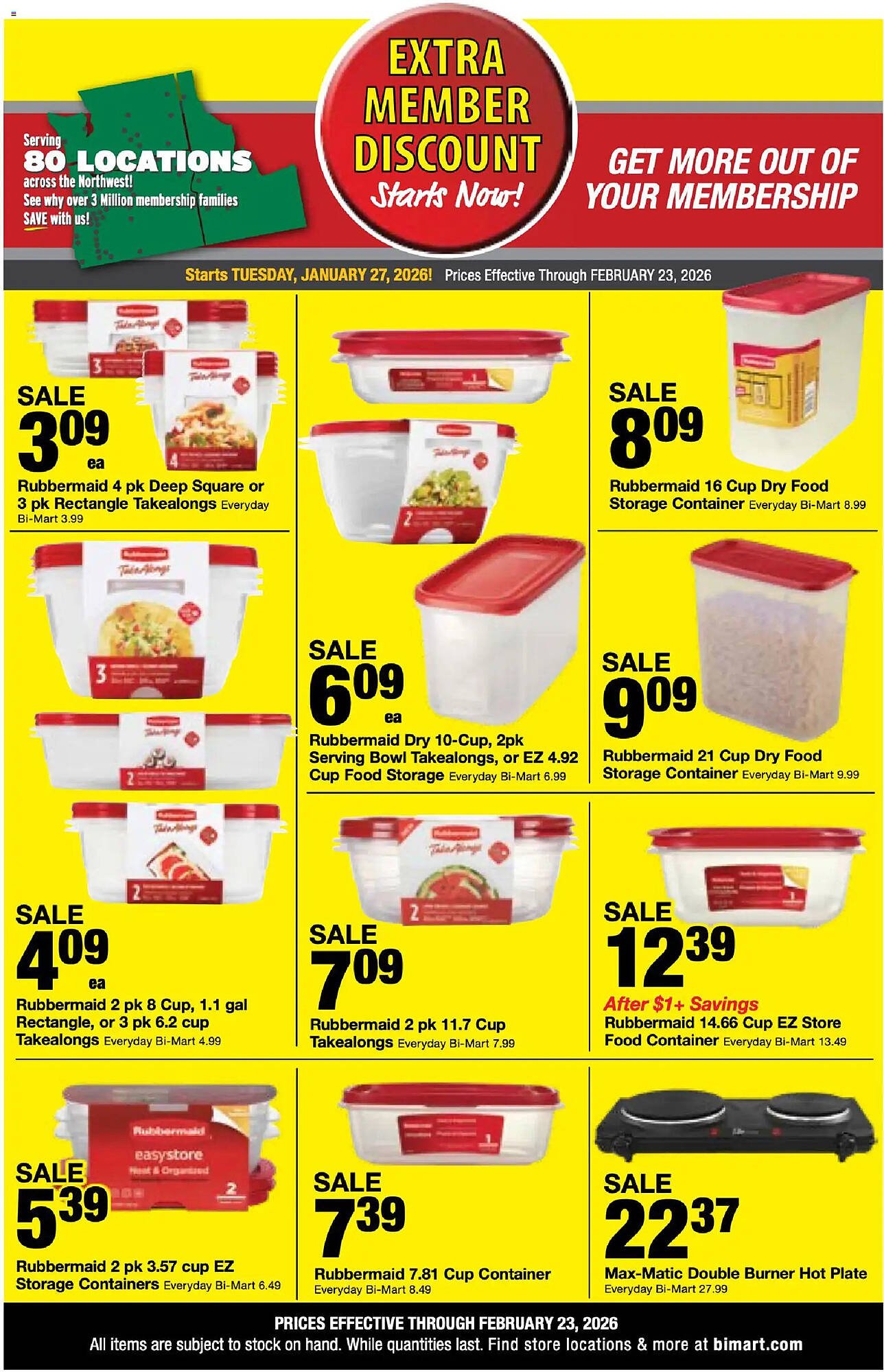 Bi-Mart weekly ad