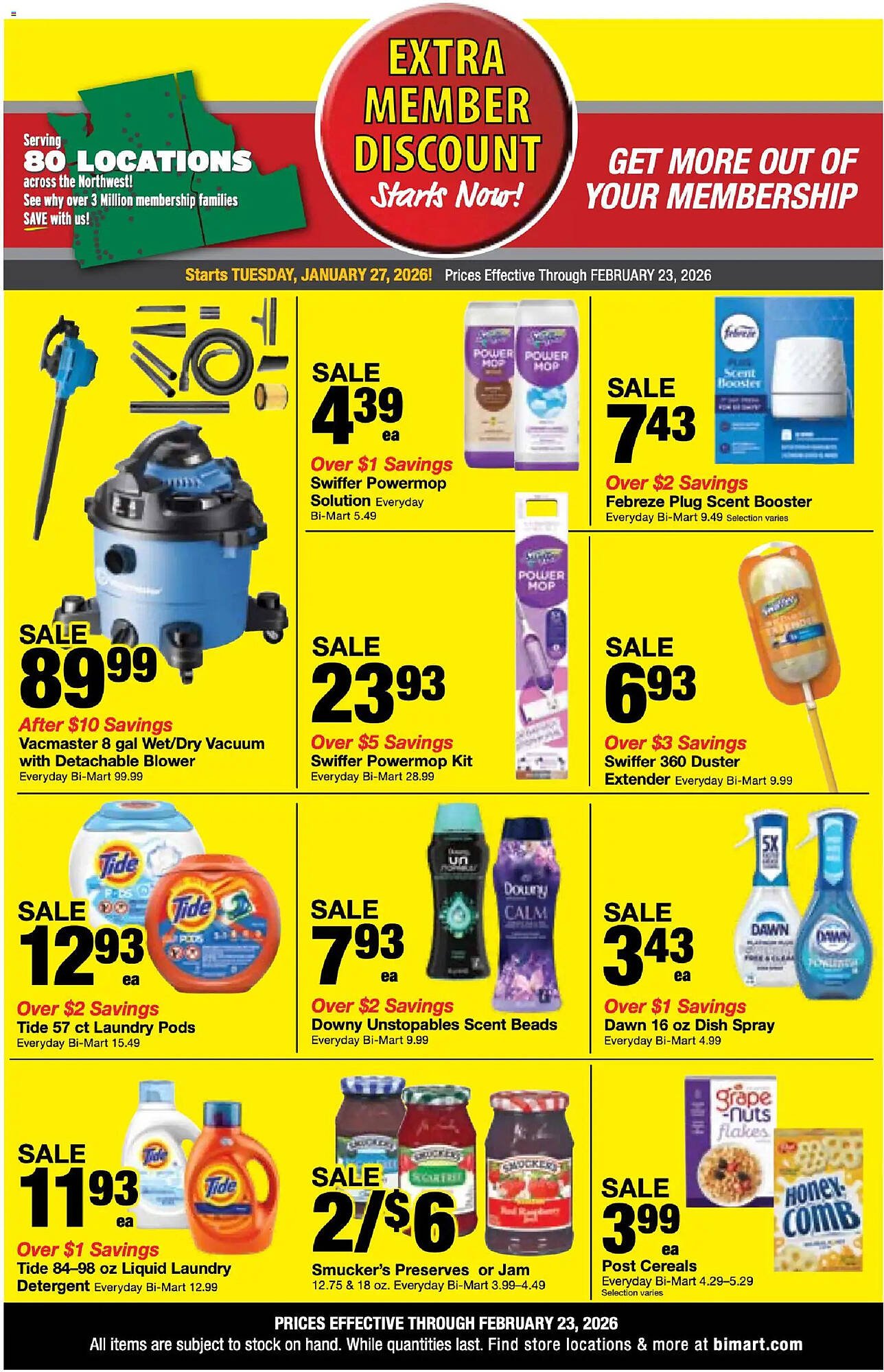 Bi-Mart weekly ad