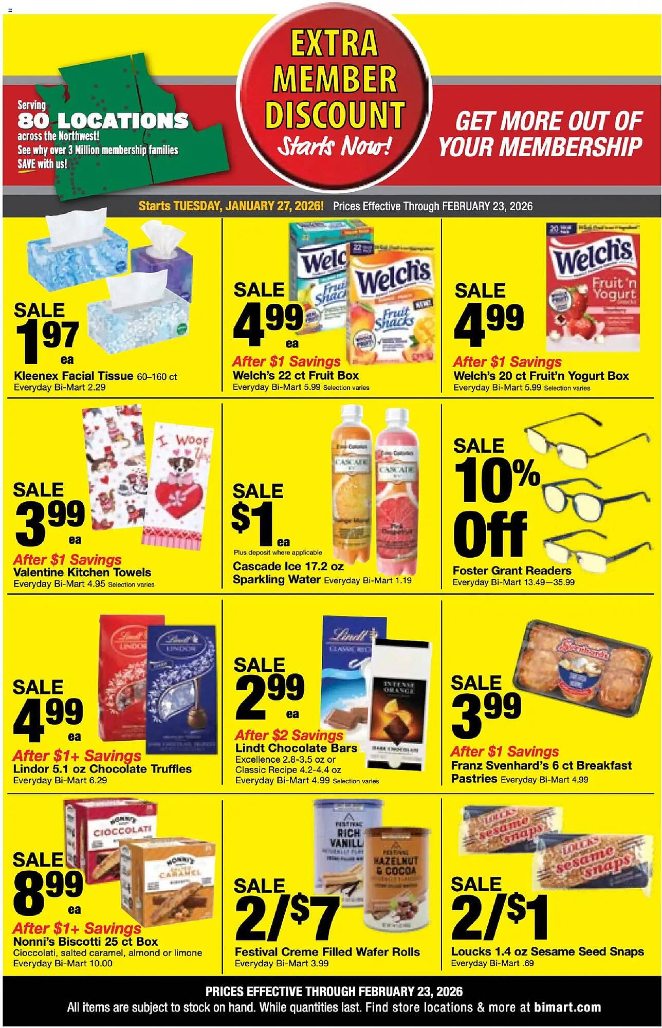 Bi-Mart weekly ad