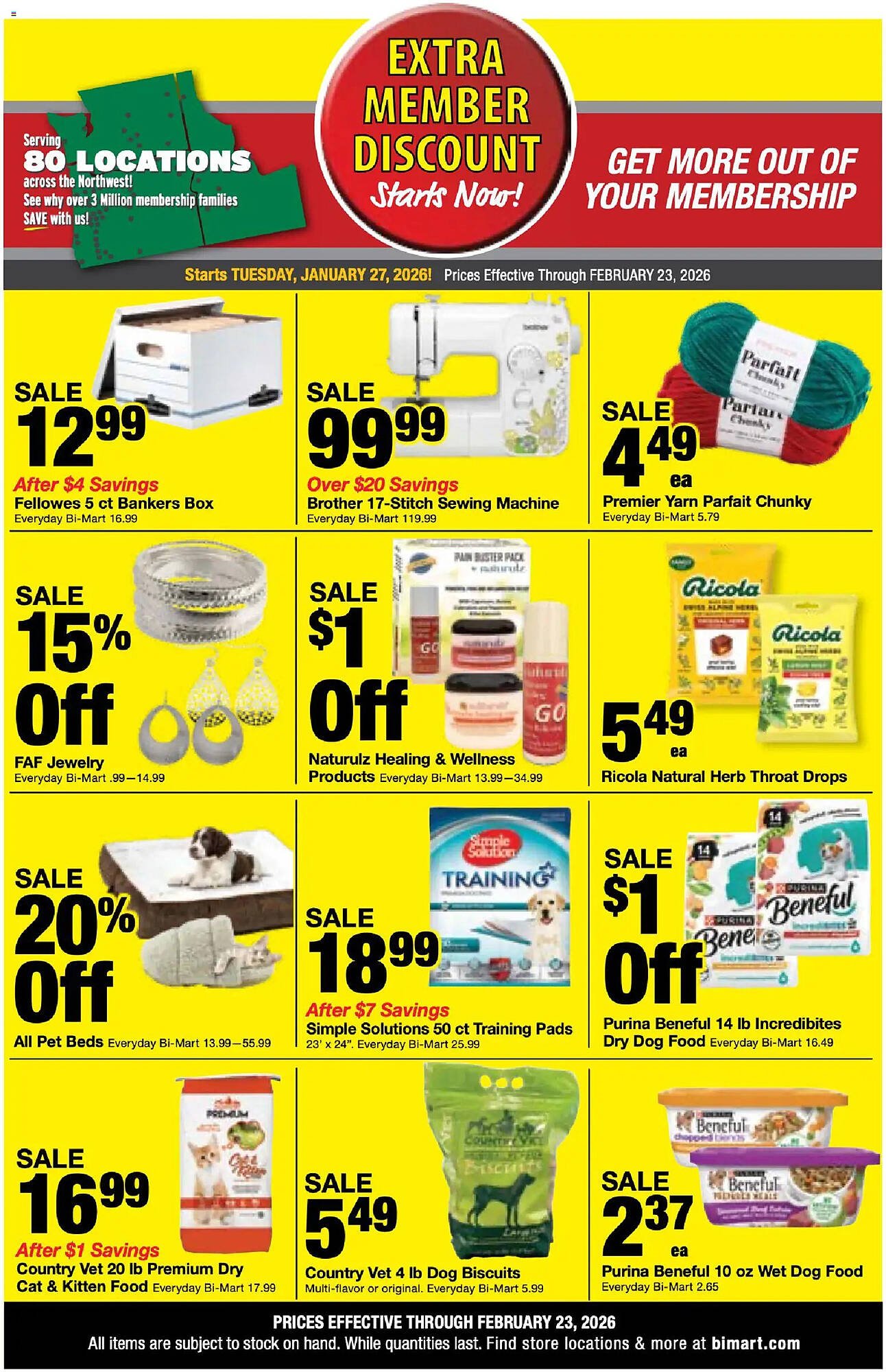 Bi-Mart weekly ad